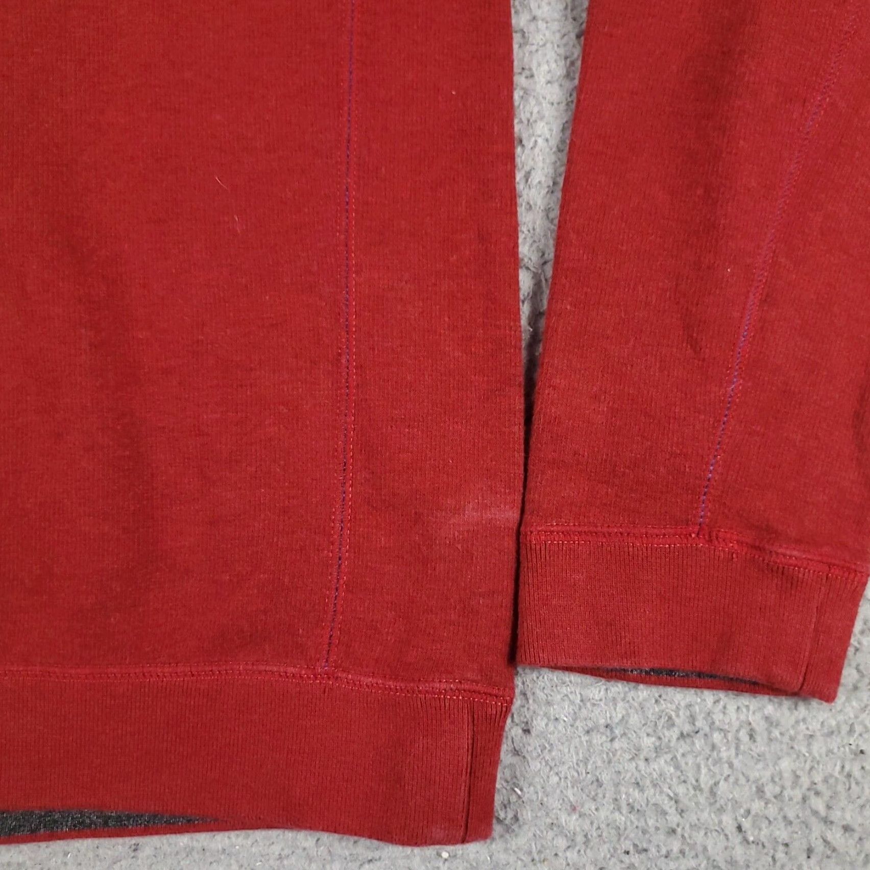 Tommy Bahama Tommy Bahama Mens Large Red 1/4 Zip Pullover Sweater Cotton Blend Long Sleeve Size US L / EU 52-54 / 3 - 4 Thumbnail
