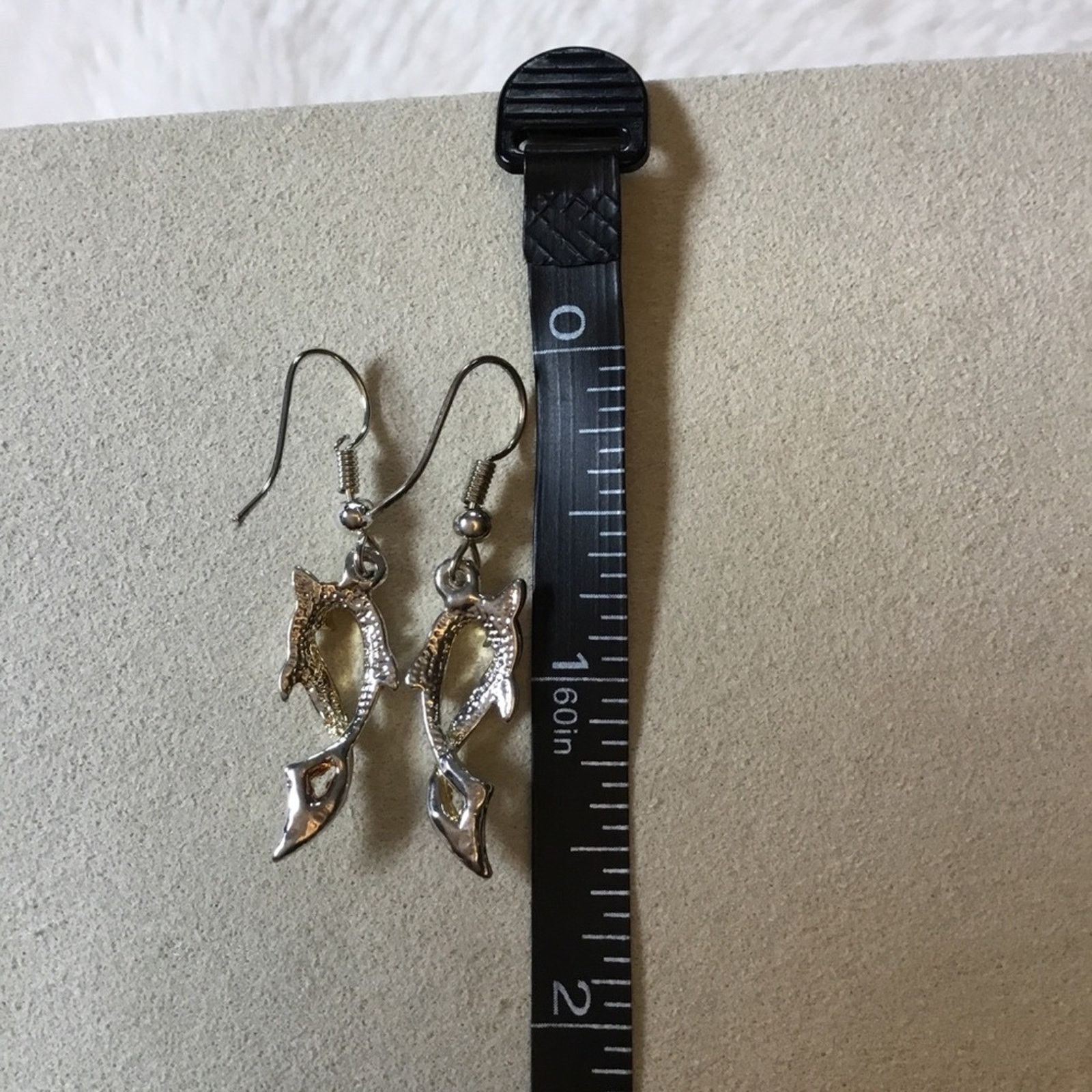 Other Silver Dolphin Earrings Size ONE SIZE - 7 Thumbnail