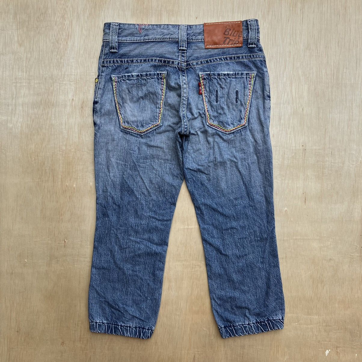 Edwin × Japanese Brand EDWIN BLUE TRIP DENIM 7/8 JOGER PANTS Size US 31 - 8 Thumbnail