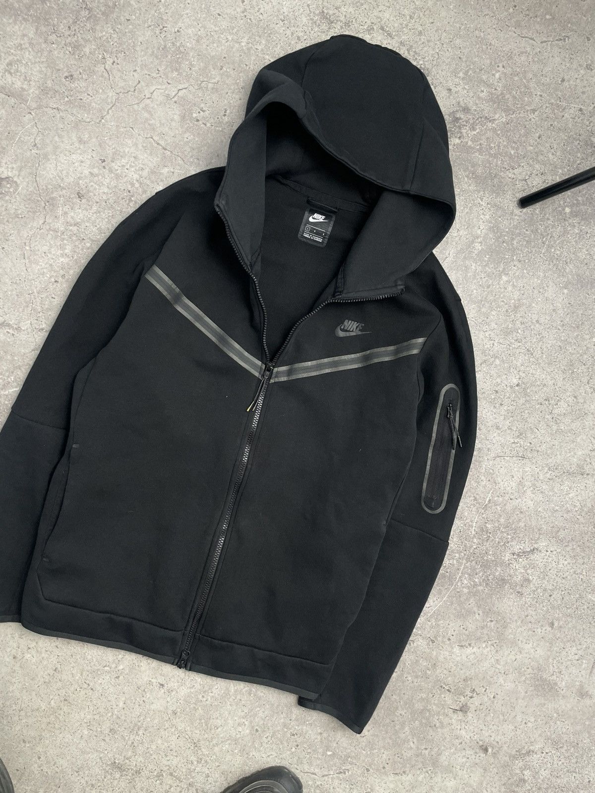 Nike Nike Tech Fleece Zip-Up Hoodie Modern Drill Style Size L Size US L / EU 52-54 / 3 - 2 Thumbnail