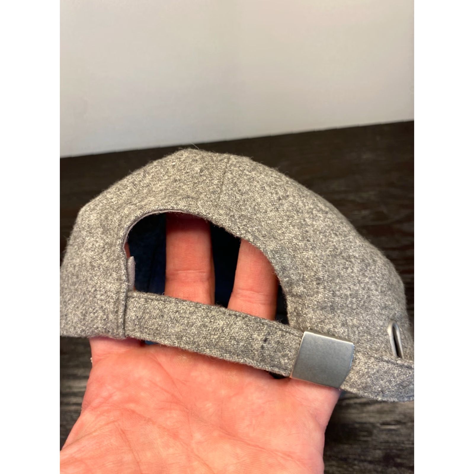 Vintage Mickey Mouse Hat Mens One Size Gray Wool Blend Strapback Disney Parks Adjustable Size ONE SIZE - 5 Thumbnail