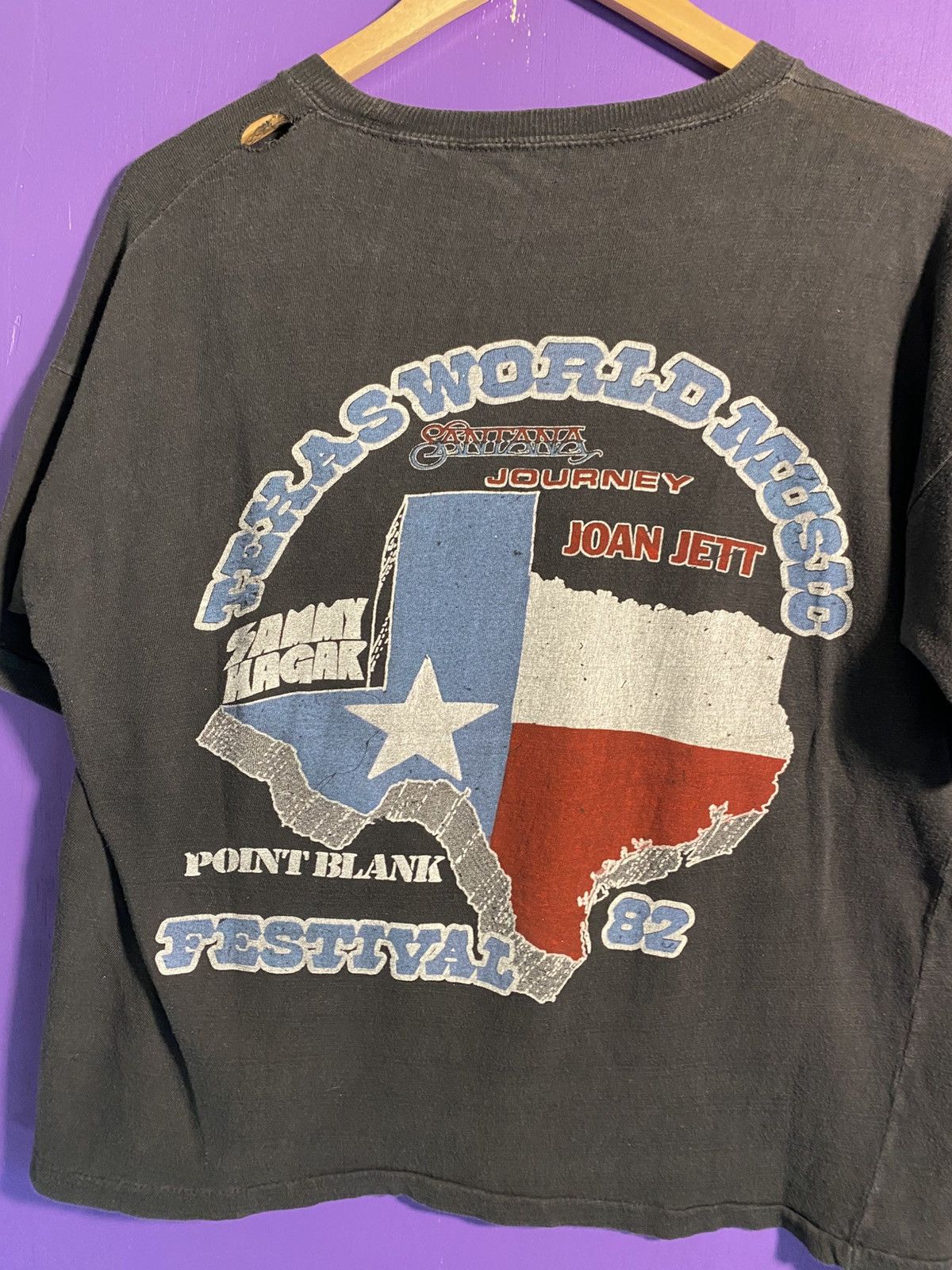 Band Tees Vintage 1982 Texas world music festival t-shirt Size US L / EU 52-54 / 3 - 3 Thumbnail
