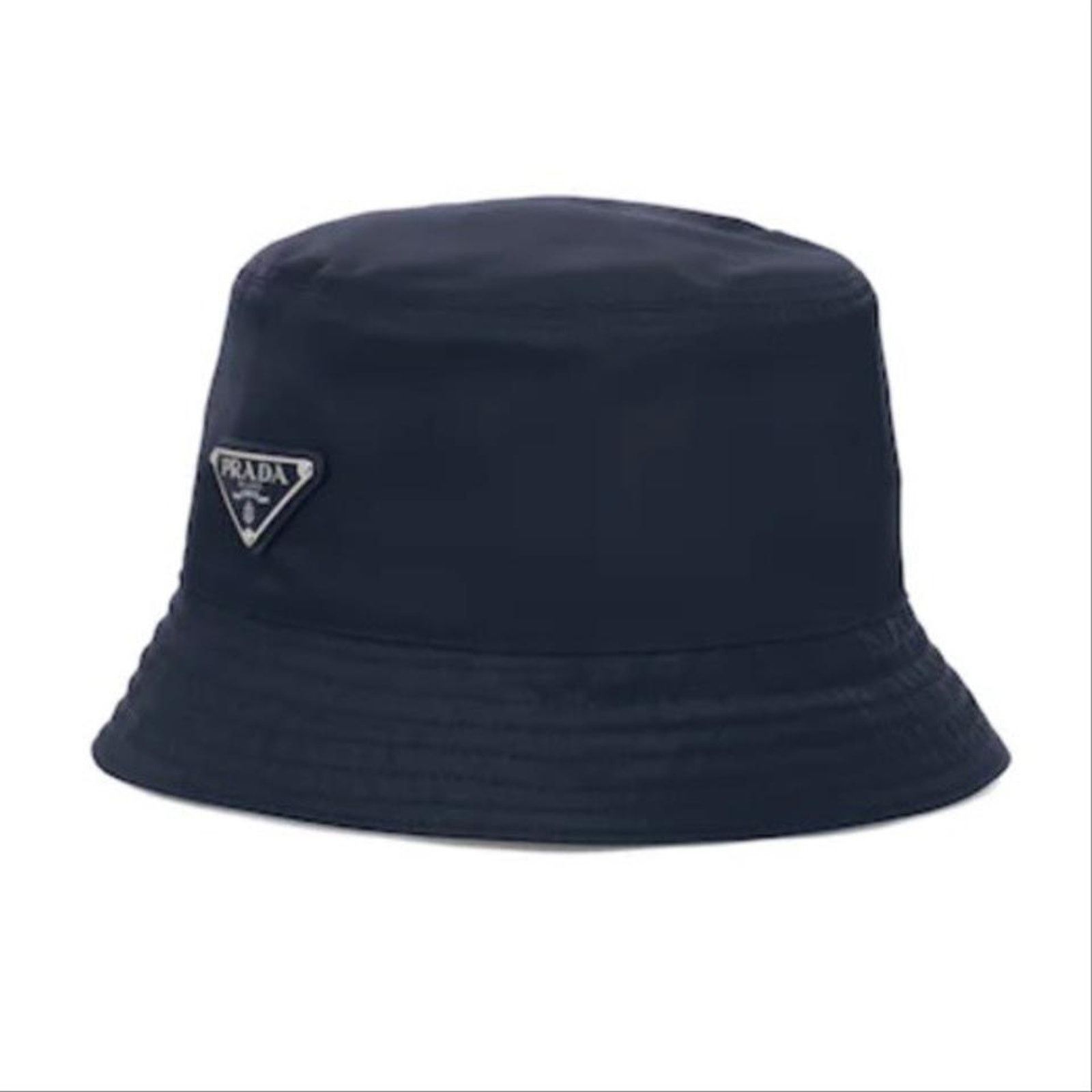 logo triangle nylon shell bucket hat M display picture 2