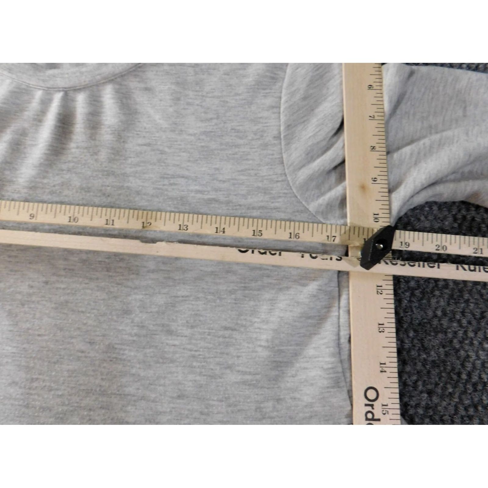 Vintage Crown & Ivy Dress Sundress A-Line Shirt Dress Knee Length Gray Womens Medium 3/4 Sleeve Bell Strap Rayon Polyester Stretch Casual Vintage No Size M / US 6-8 / IT 42-44 - 4 Thumbnail