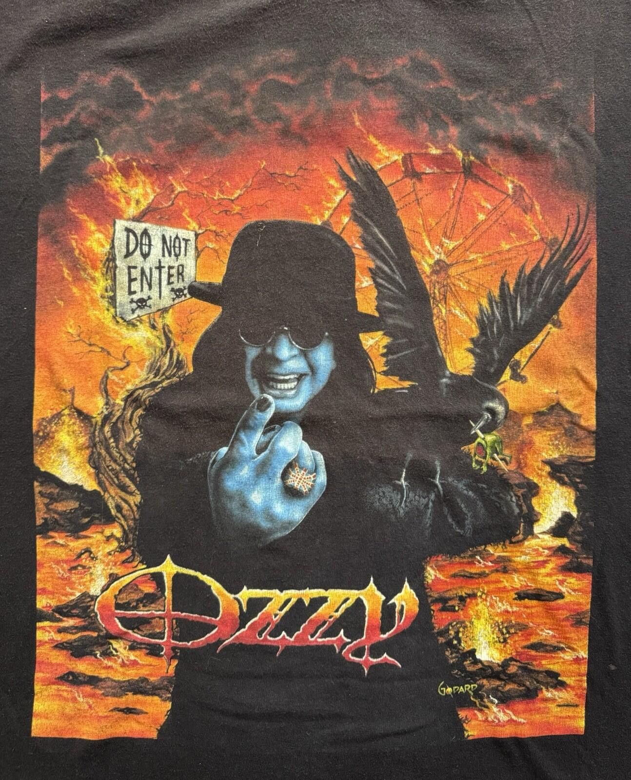 Vintage Vintage Ozzy Osbourne 2006 Tour Concert Merch T-Shirt XL Size ONE SIZE - 3 Thumbnail