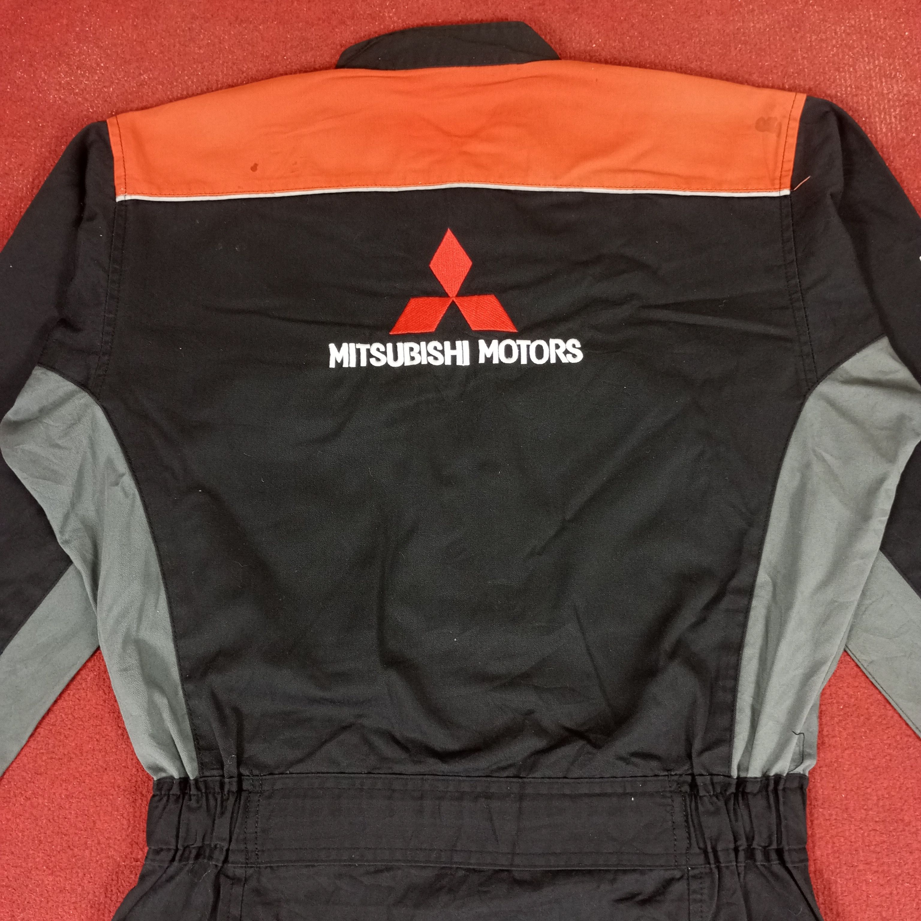 Japanese Brand × Vintage Mitsubishi Motors Racing Workwear Style Coverall Jacket Size US M / EU 48-50 / 2 - 2 Thumbnail