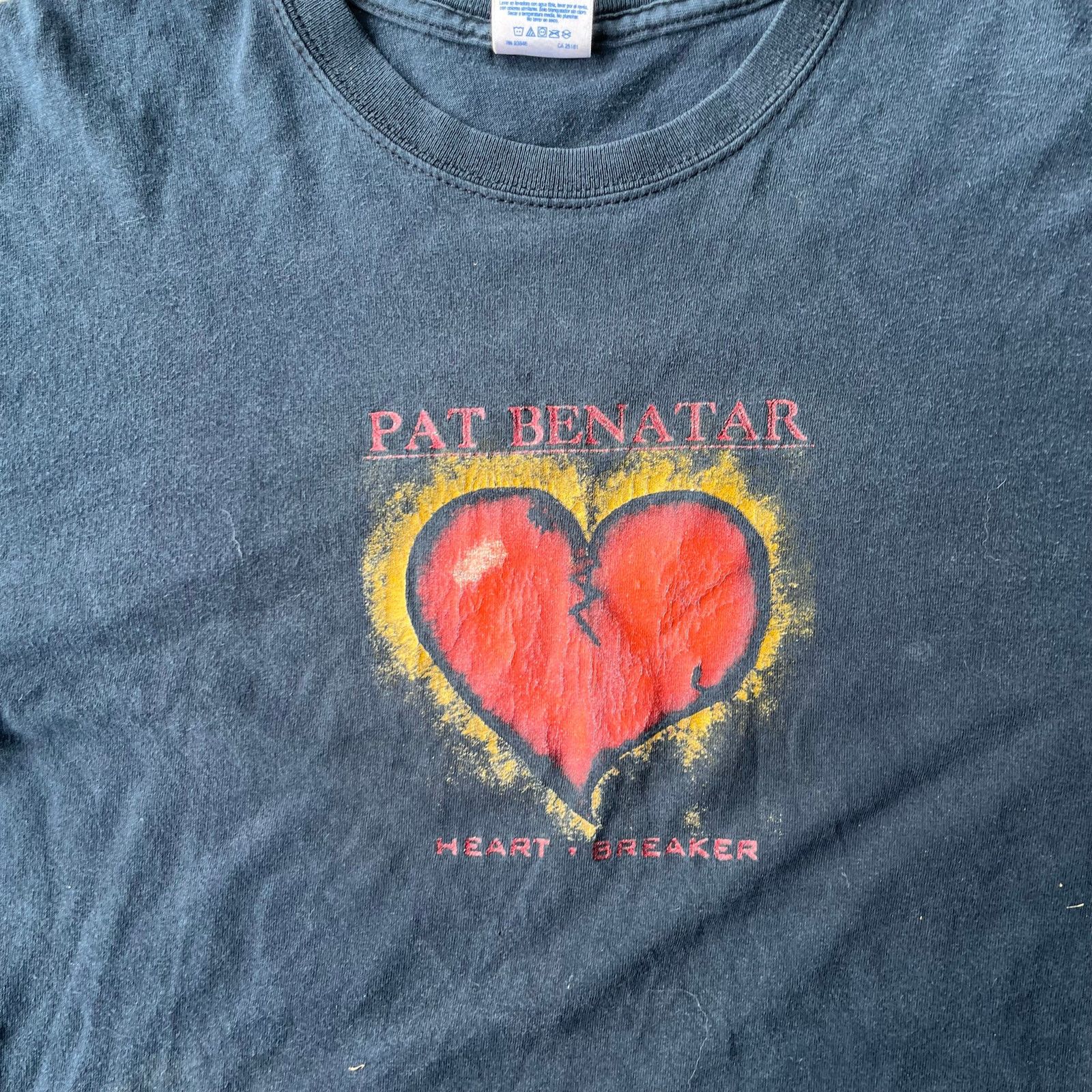 Vintage VINTAGE PAT BENATAR BLACK SHIRT HEARTBREAKER Y2K 00S LARGE Size US L / EU 52-54 / 3 - 3 Thumbnail