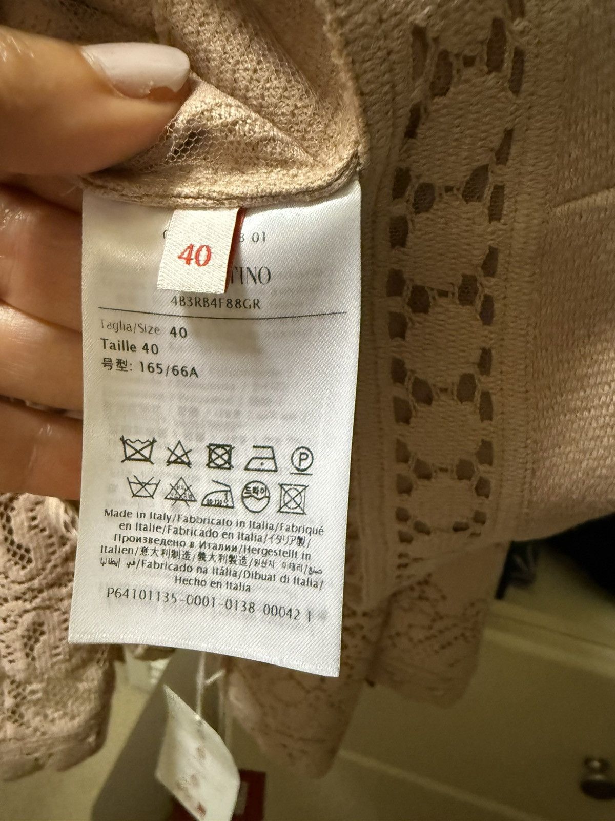 Valentino Valentino Guipure Lace Pants Size 27" / US 4 / IT 40 - 12 Thumbnail