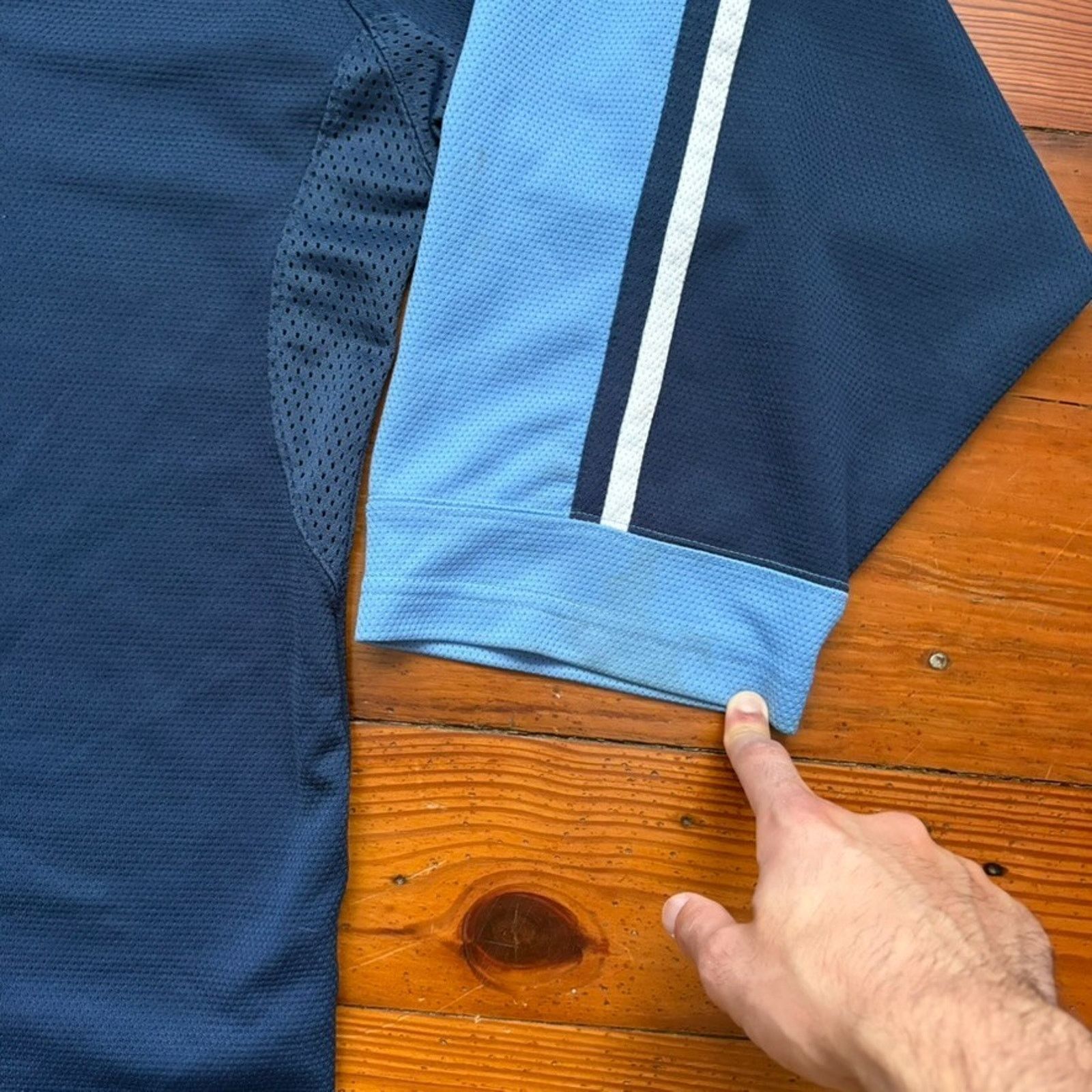 Nike × Vintage Vintage Nike UNC University Of North Carolina Hockey Jersey Size US XXL / EU 58 / 5 - 10 Thumbnail