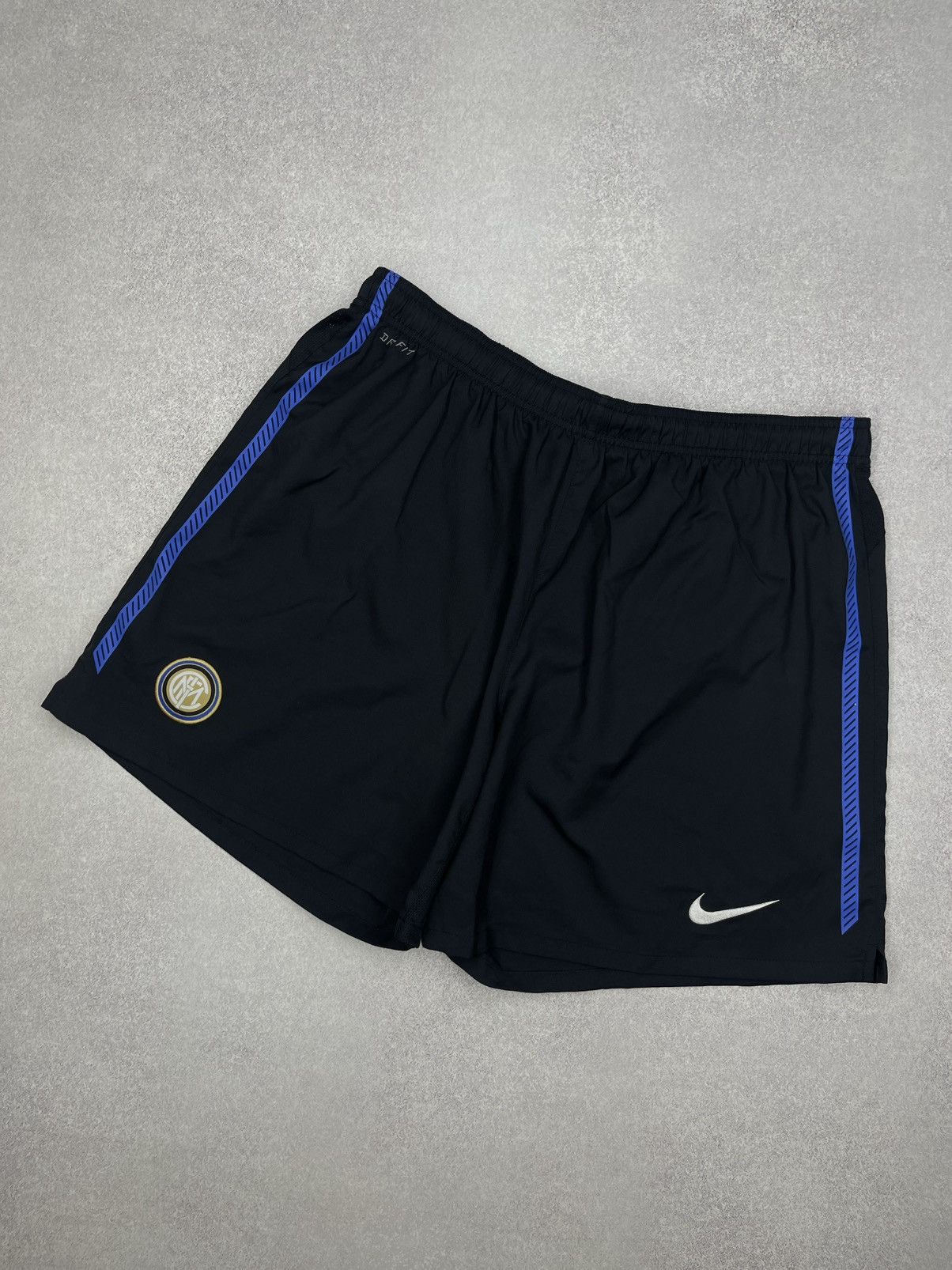 Nike Vintage Nike Inter Soccer Shorts Black Dri Fit Football Size US 36 / EU 52 - 1 Thumbnail