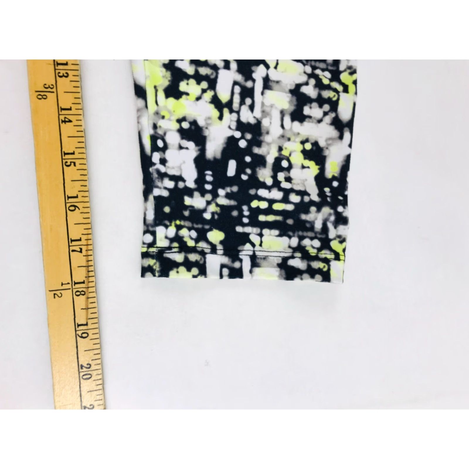 Vintage Balance Collection Pants Women’s Medium Black White Neon Yellow Capri Active Pants Casual Size 32" / US 10 / IT 46 - 5 Thumbnail