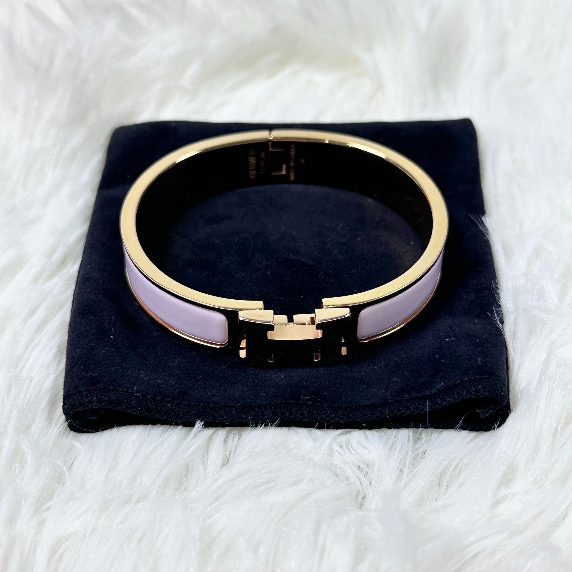 Hermes Hermès Clic H Enamel Bracelet Size ONE SIZE - 1 Thumbnail