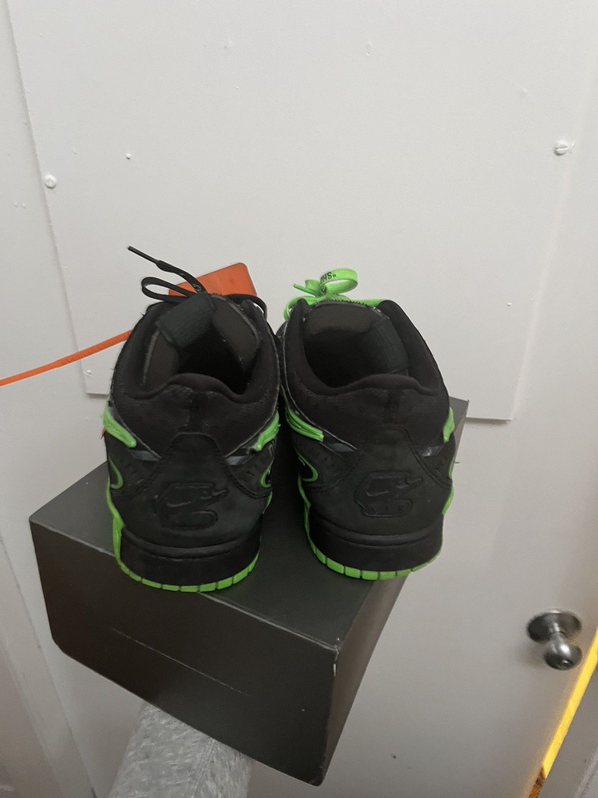 Nike × Off-White Black Off White Rubber Dunks Size US 13 / EU 46 - 6 Thumbnail