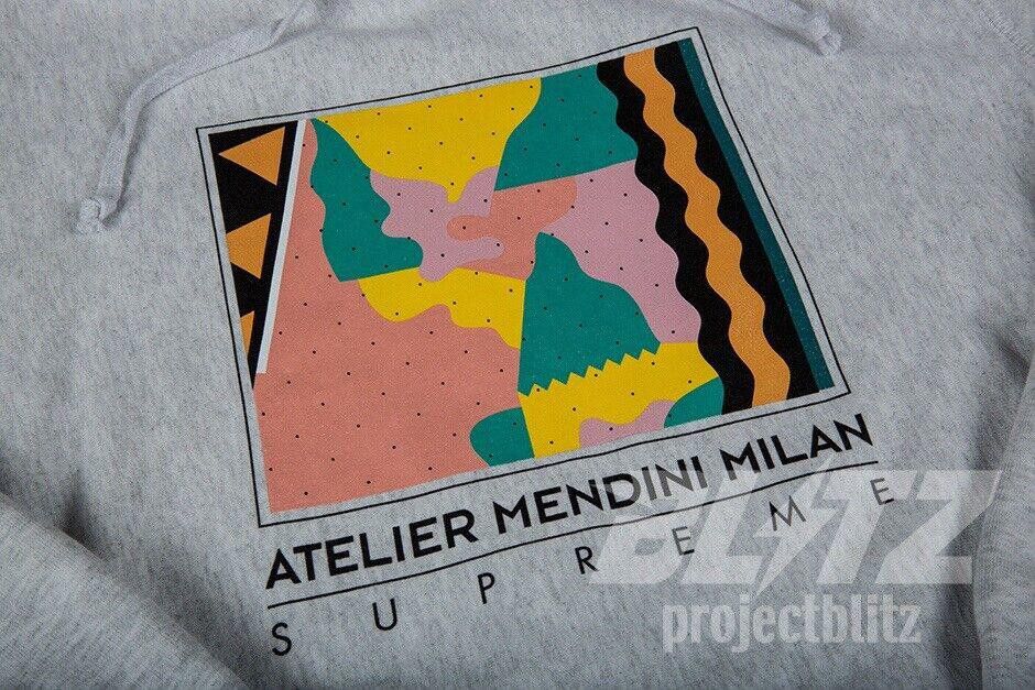 Supreme SS16 SUPREME MENDINI ATELIER MILAN HOODED SWEATSHIRT HOODIE Size US S / EU 44-46 / 1 - 3 Thumbnail