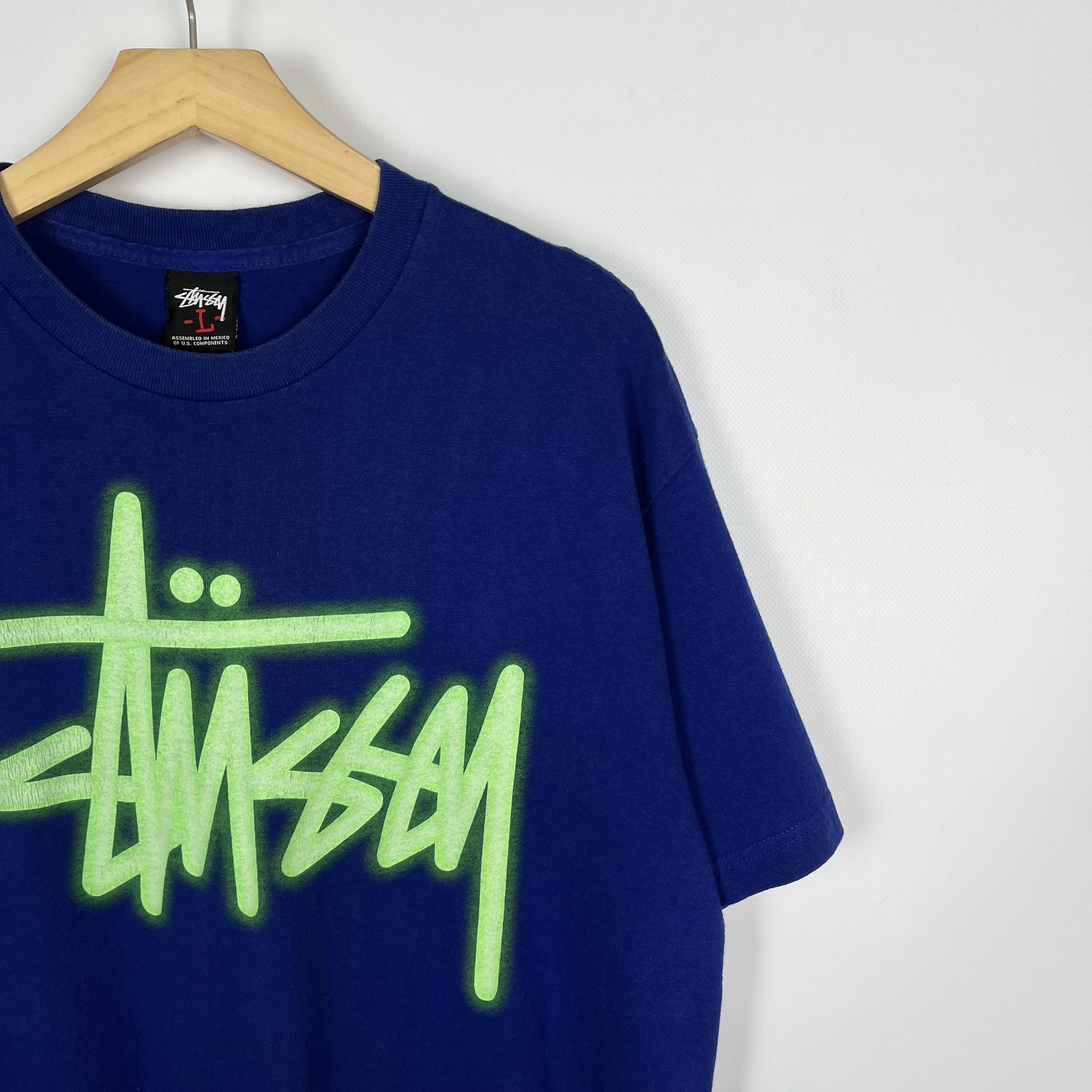 Stussy Vintage Stussy Acid Neon Graffiti Big Logo T Shirt 2000’s Size US L / EU 52-54 / 3 - 2 Thumbnail