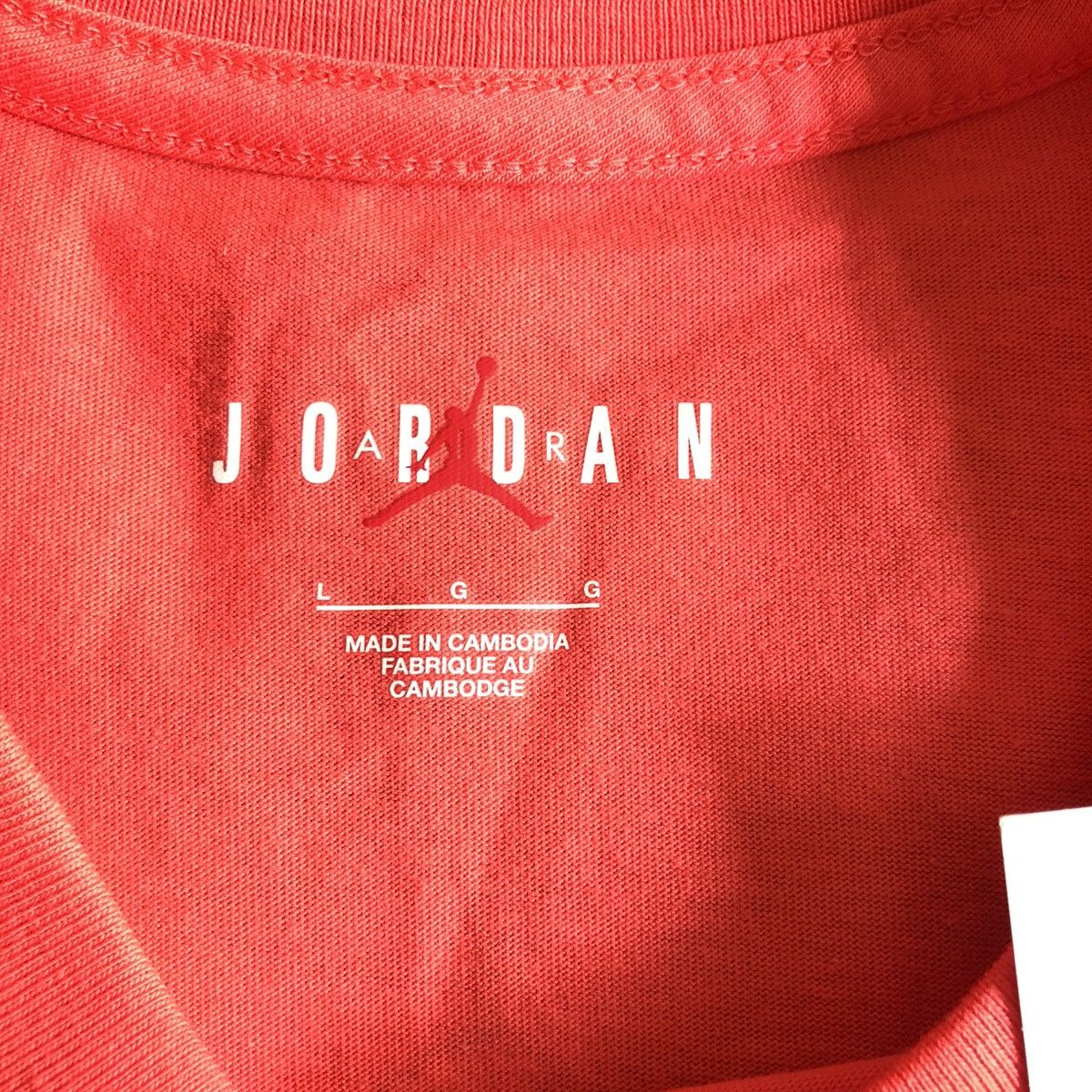 Other Air Jordan Big Logo Emblazoned Tee Size US L / EU 52-54 / 3 - 4 Thumbnail