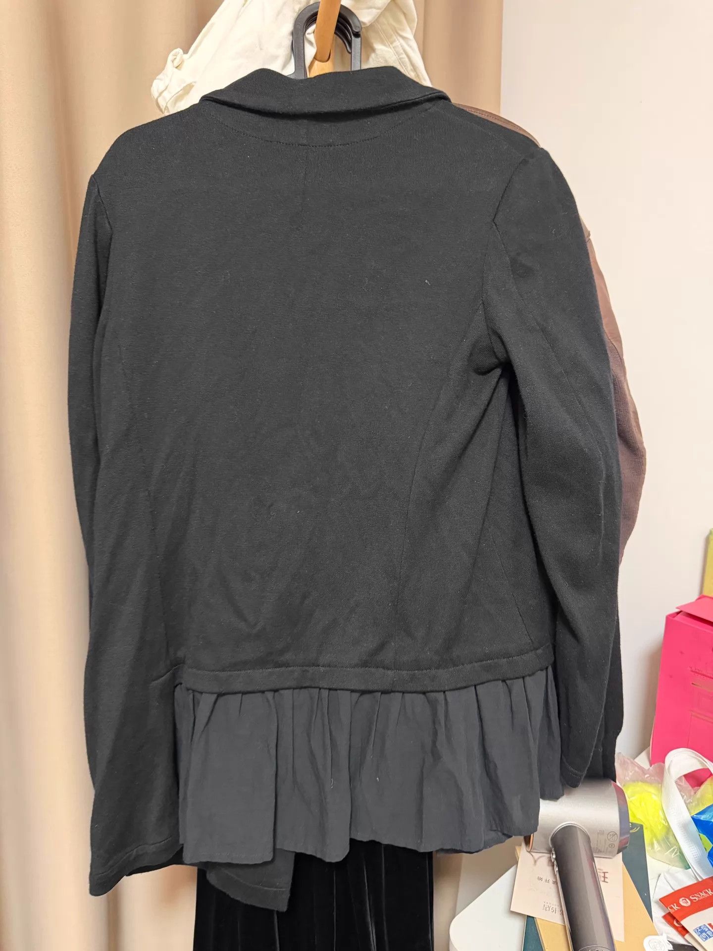 Y's Y's Black Tulle Hem Blazer Size 1 Like New Size S / US 4 / IT 40 - 4 Thumbnail