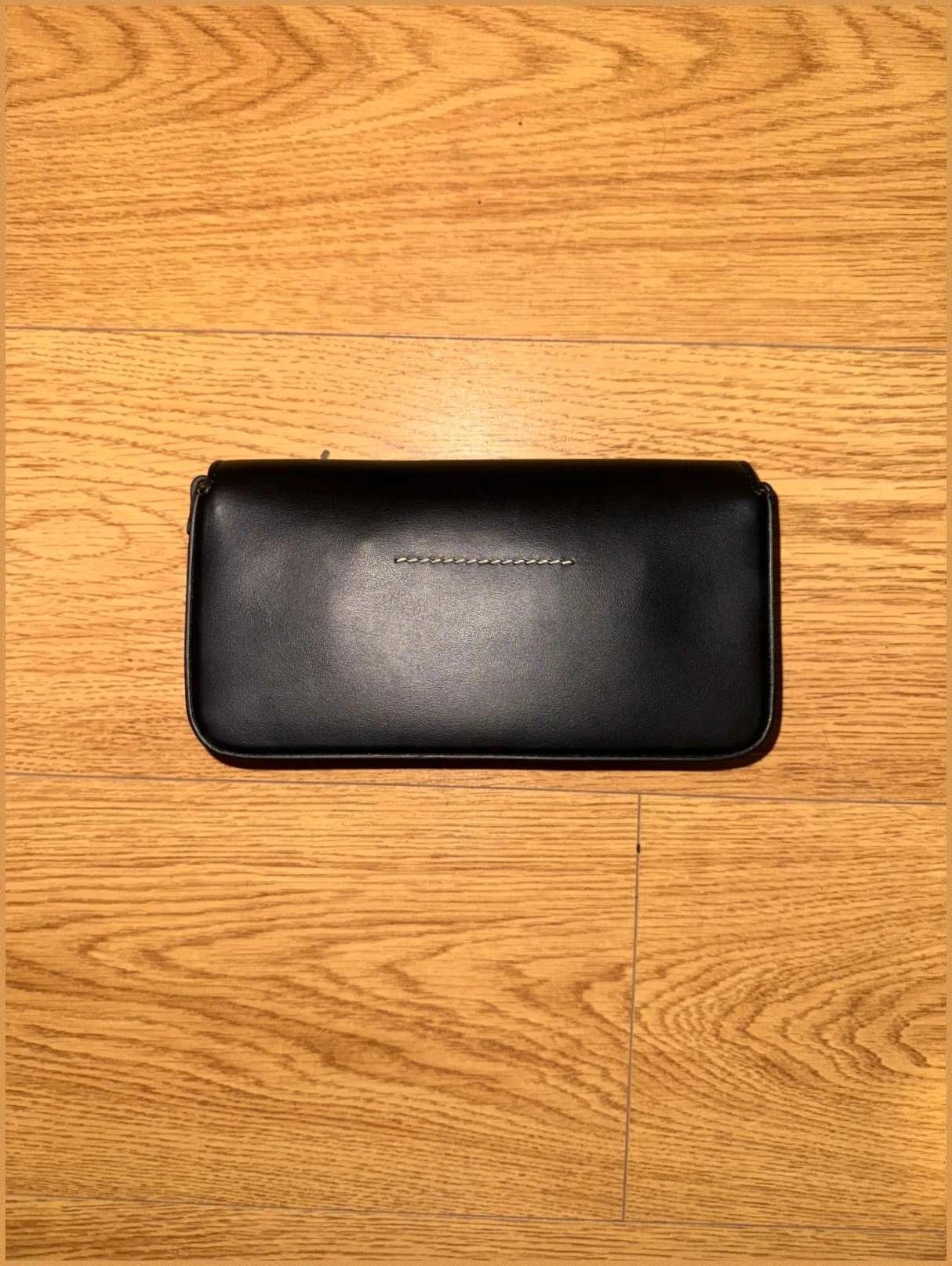Maison Margiela Maison Margiela Black Leather / Sac Pochette Stitches New Size ONE SIZE - 4 Thumbnail