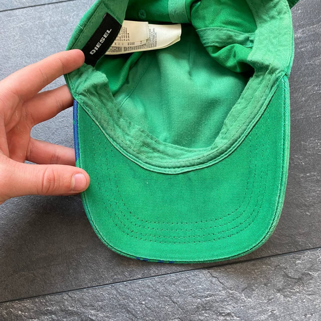 Diesel × Vintage Vintage diesel rare big logo cap Size ONE SIZE - 7 Thumbnail