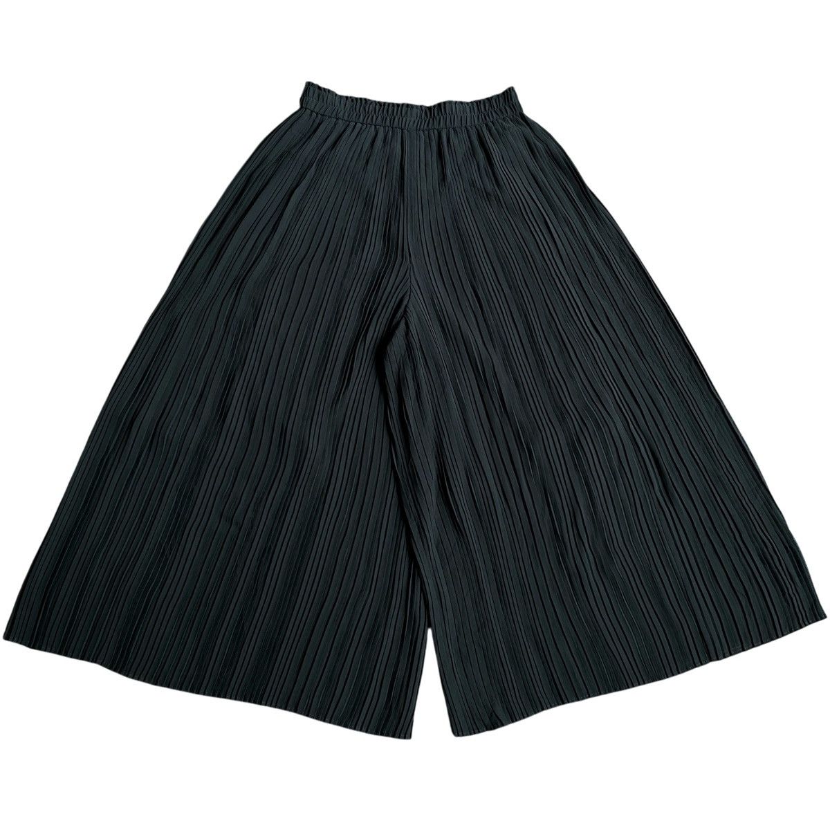 Issey Miyake × Japanese Brand × Vintage Japanese Brand Uniqlo Pleats Ultra Wide Pants Double Layers Size US 30 / EU 46 - 2 Thumbnail
