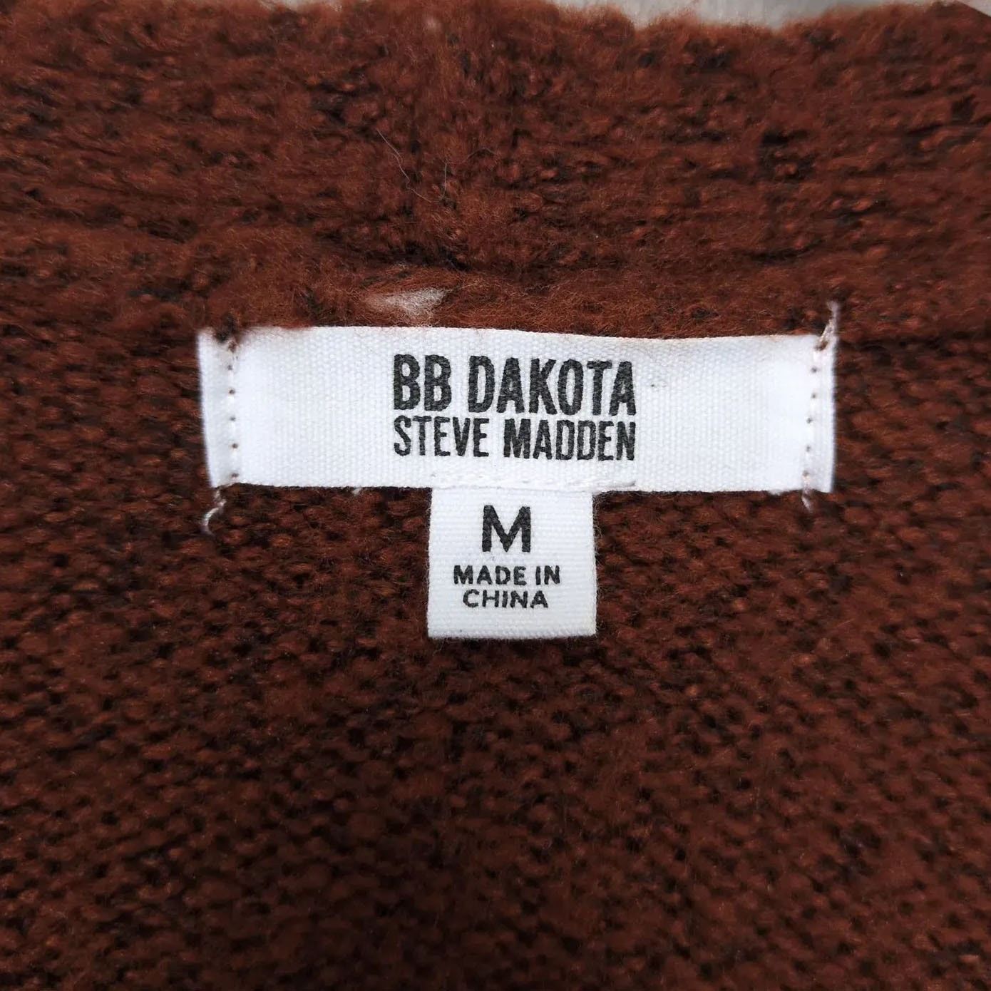 BB Dakota BB Dakota Steve Madden Women's M What's the Stitch Cardigan Size M / US 6-8 / IT 42-44 - 5 Thumbnail