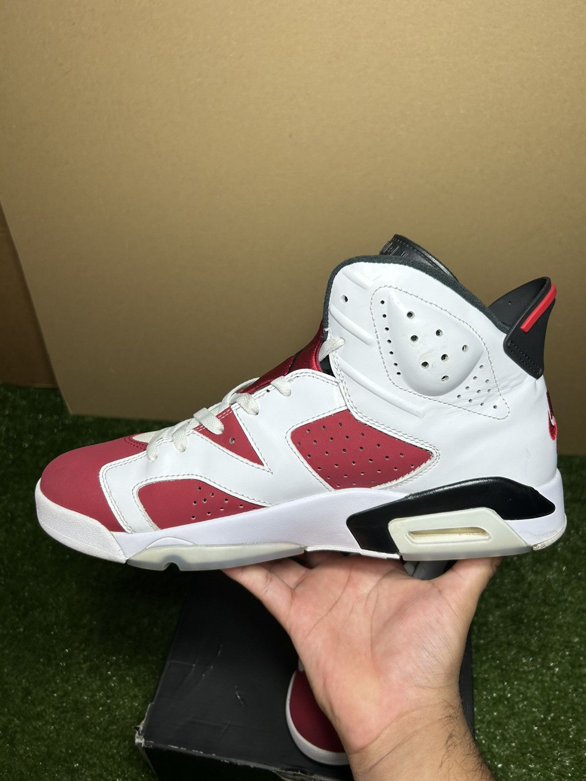 Jordan Brand Jordan 6 Carmine 2021 Size US 12 / EU 45 - 8 Thumbnail