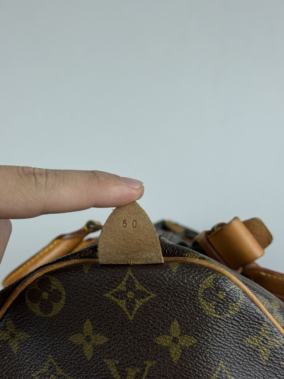 Genuine Leather × Louis Vuitton × Vintage Luxury travel bag Louis Vuitton Keepall 50 original item Size ONE SIZE - 6 Thumbnail