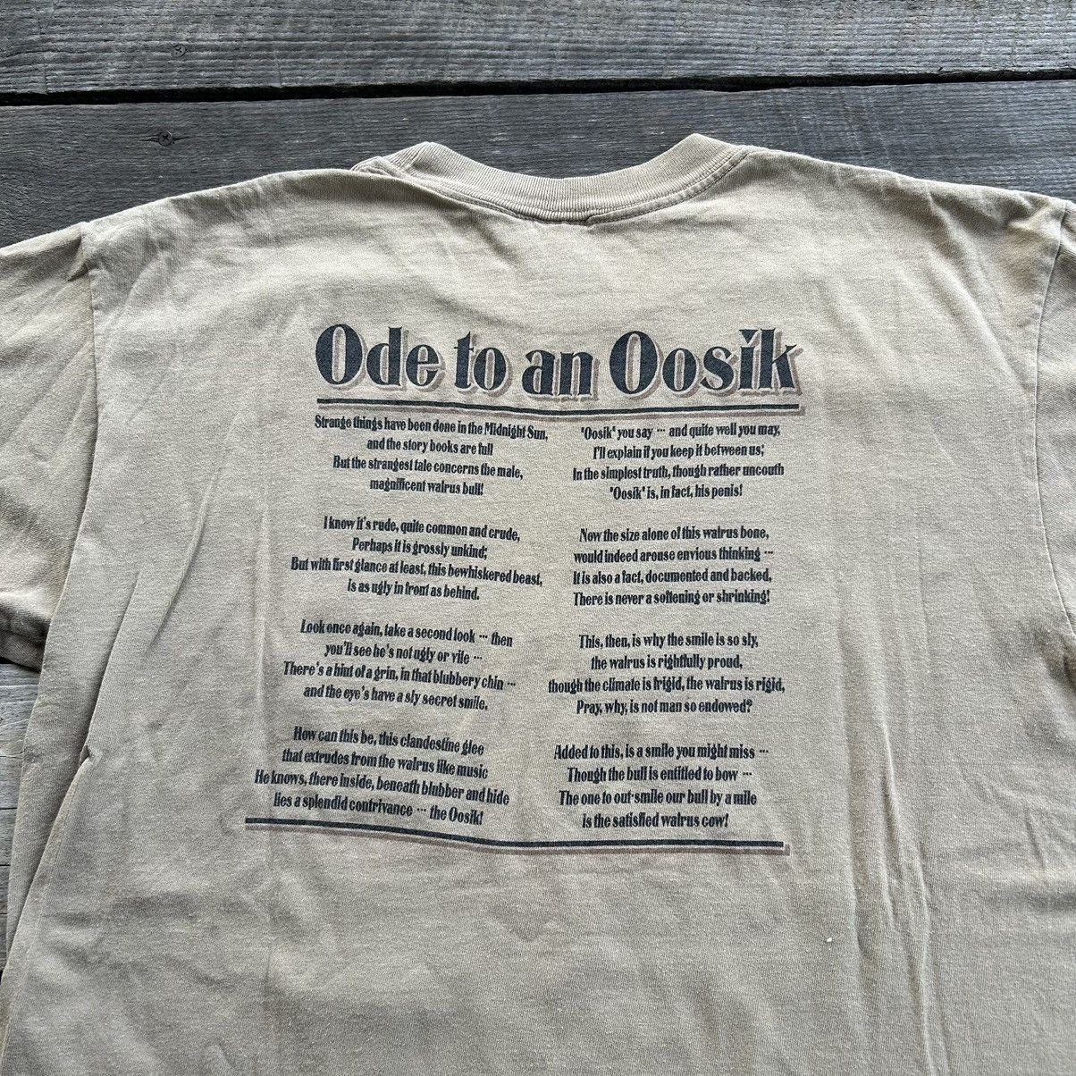 Vintage Vintage 90s Skagway Brewing Co Oosik Stout Shirt Alaska Beer Size US L / EU 52-54 / 3 - 3 Thumbnail