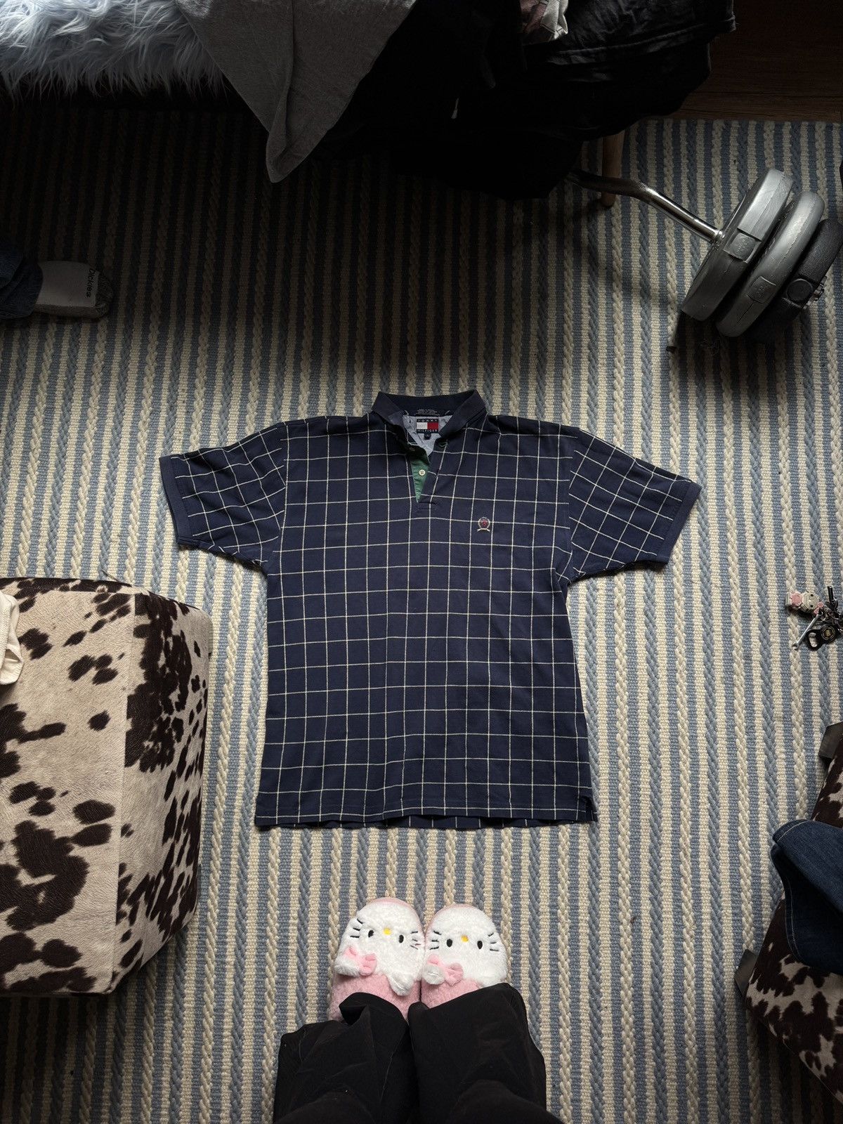 Tommy Hilfiger × Vintage Vintage Tommy Hilfiger Polo Size US XL / EU 56 / 4 - 4 Thumbnail