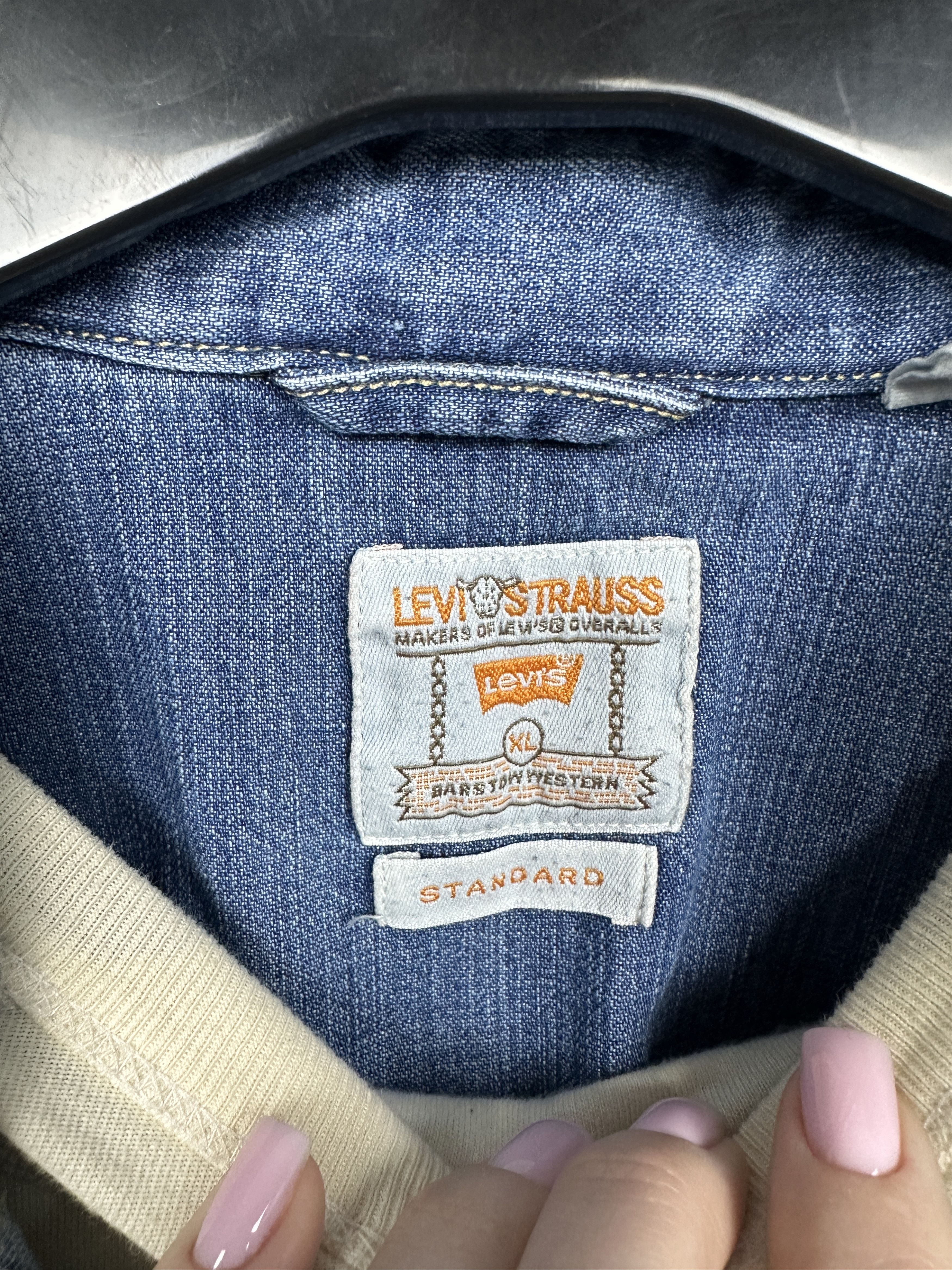 Levi's Levi's Vintage Mens Denim Shirt Jeans Size US XL / EU 56 / 4 - 4 Thumbnail