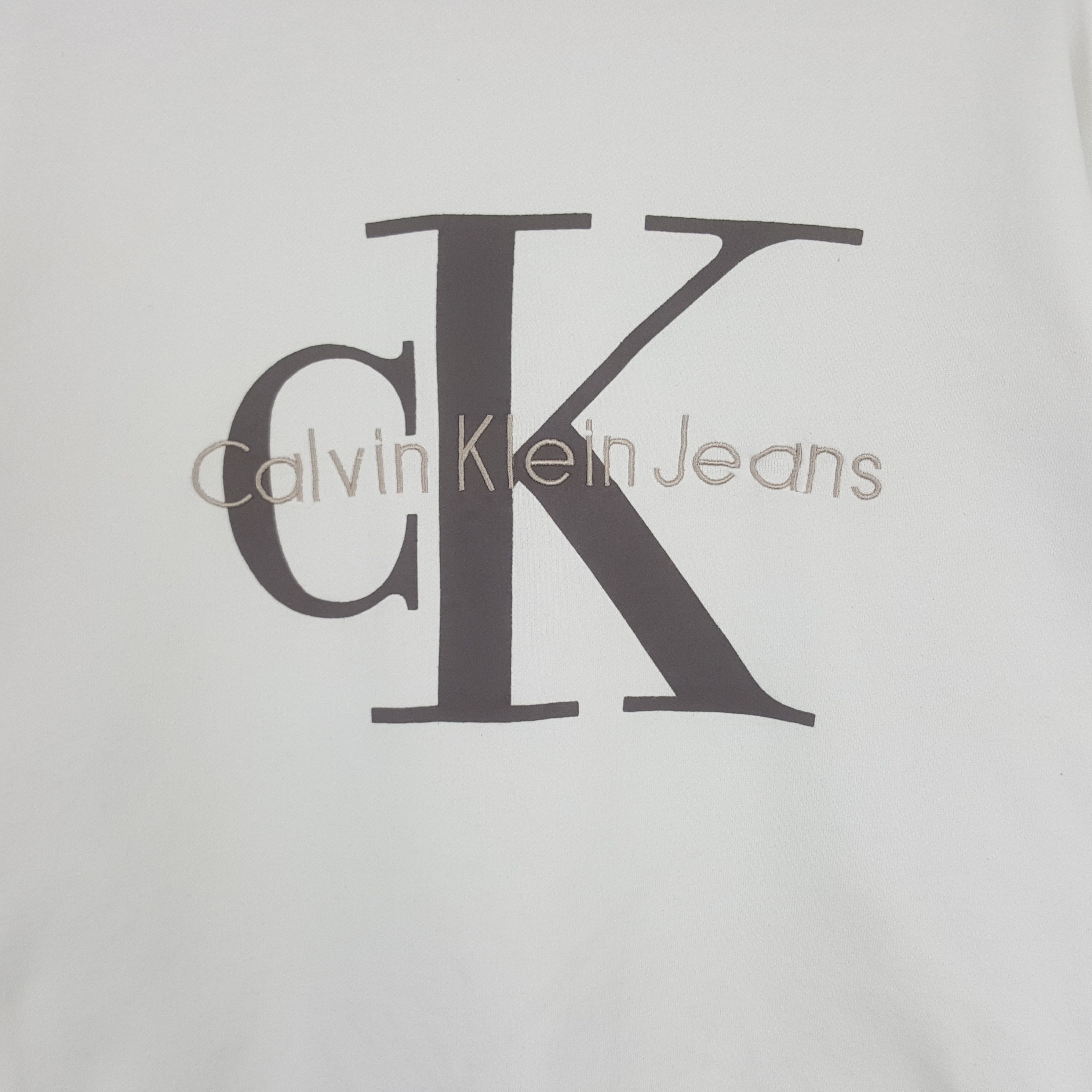 Calvin Klein Vintage Calvin Klein Jeans Designer Brand Sweatshirt C295N5 Size US M / EU 48-50 / 2 - 2 Thumbnail
