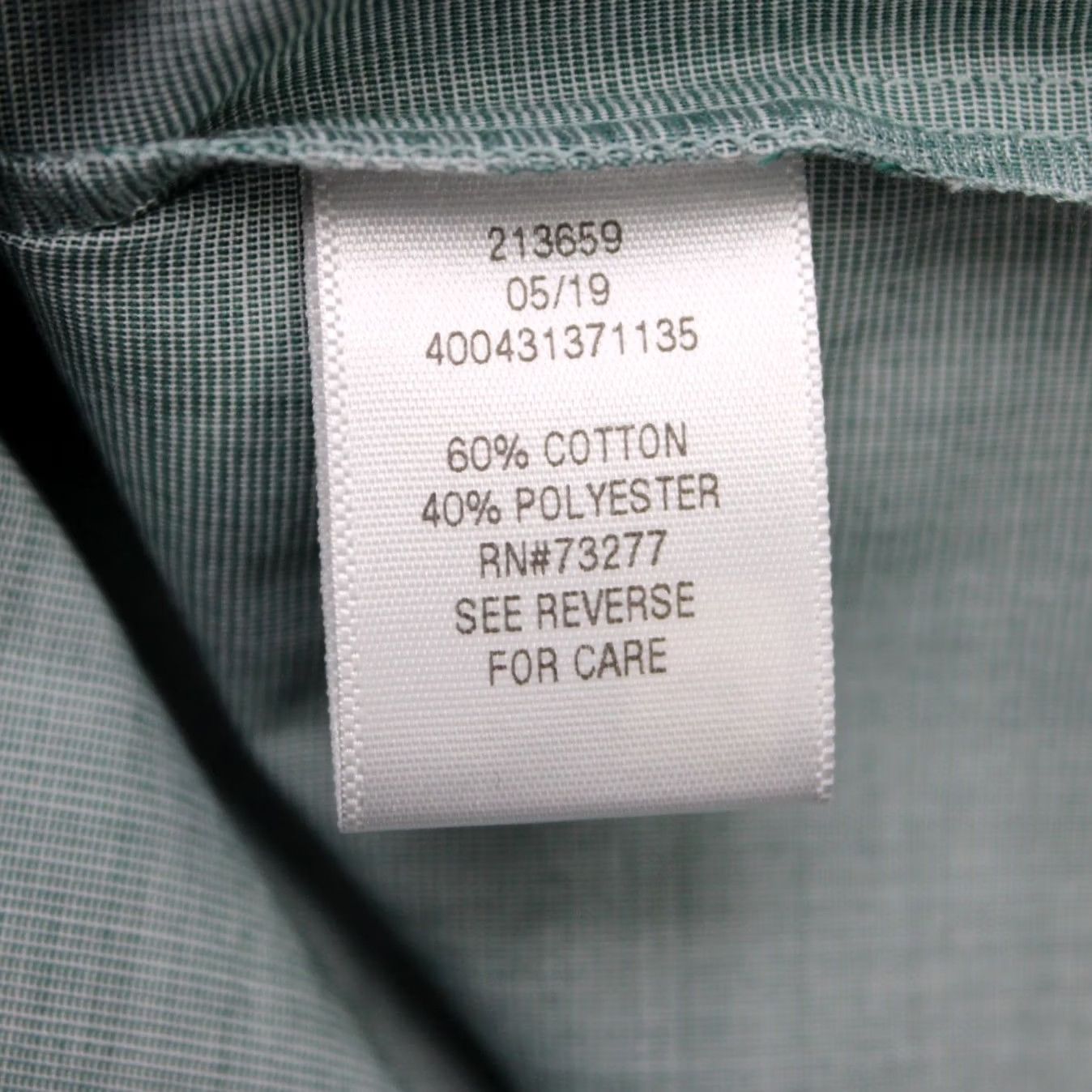Croft & Barrow Croft & Barrow Shirt Mens 2XL Green Easy Care Wrinkle Resistant Button-Up L/S Cotton Blend Slimming Casual/Workwear 90s Theme Mens Size US XXL / EU 58 / 5 - 7 Thumbnail