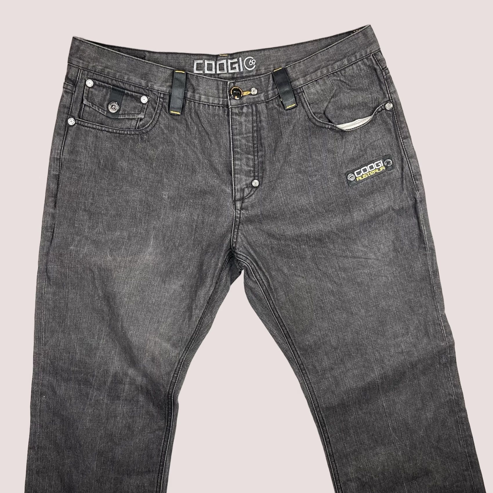 Coogi VINTAGE COOGI Jeans Mens 40x34 5-Pocket Denim Straight Baggy Hip Hop Streetwear Black 40x34 Mens Jeans Size US 40 / EU 56 - 1 Thumbnail