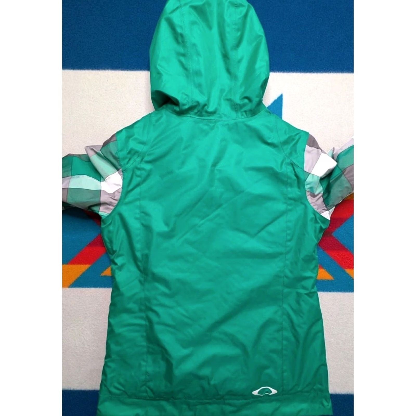 Oakley Oakley Ski Jacket Hooded Insulated Full Zip Plaid Green Women's Medium Size M / US 6-8 / IT 42-44 - 7 Thumbnail