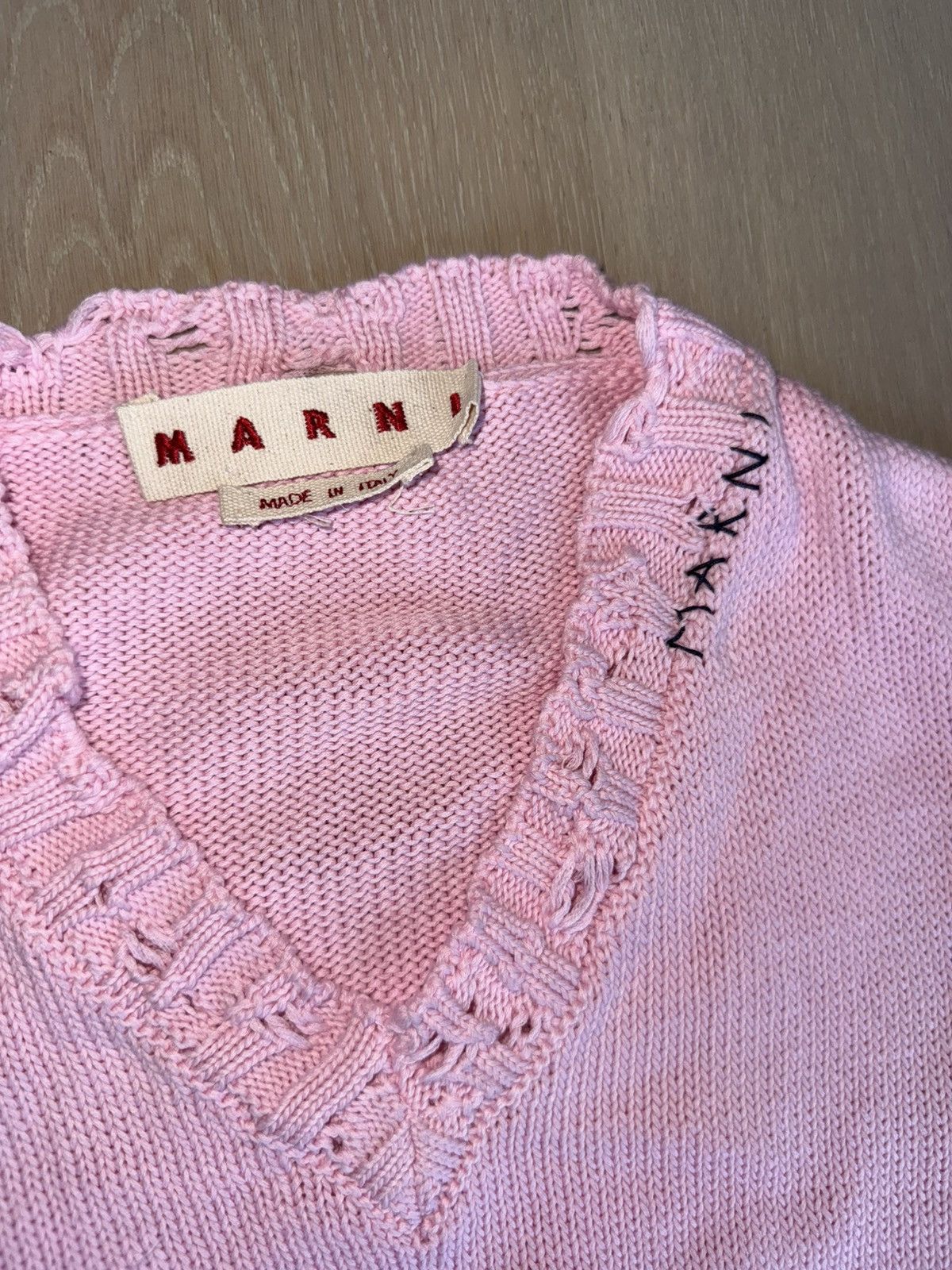 Marni Marni distressed knit vest Size US S / EU 44-46 / 1 - 2 Thumbnail