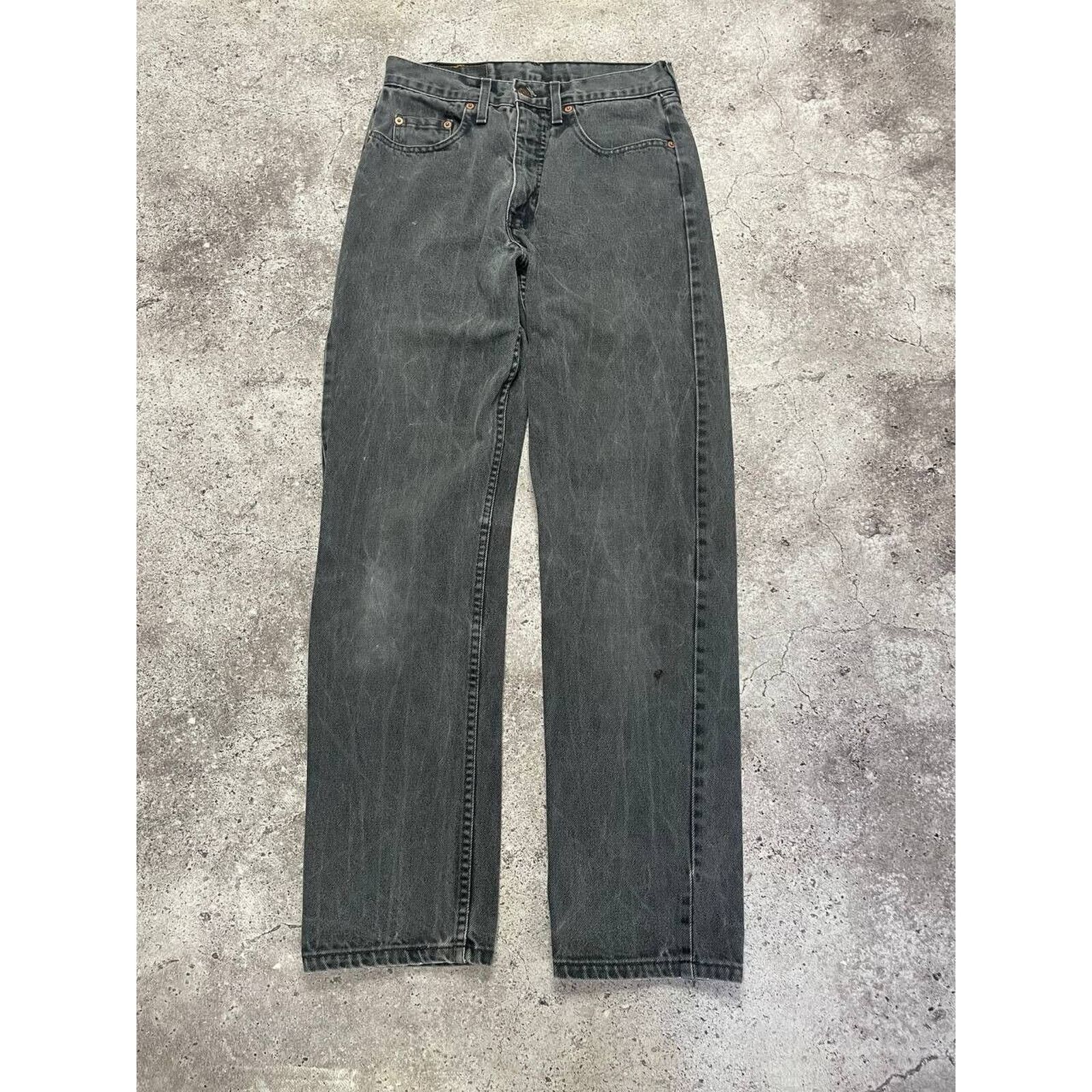Levi's × Vintage Vintage Levi’s 30x32 Faded Black Denim Jeans Size US 31 - 1 Thumbnail