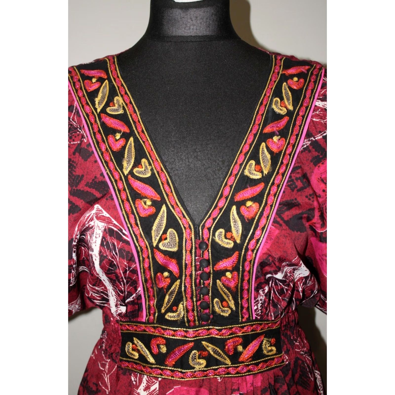 Desigual Desigual by Christian Lacroix Dress Womens Size 36 Multicoloured A-Line Size XS / US 0-2 / IT 36-38 - 2 Thumbnail