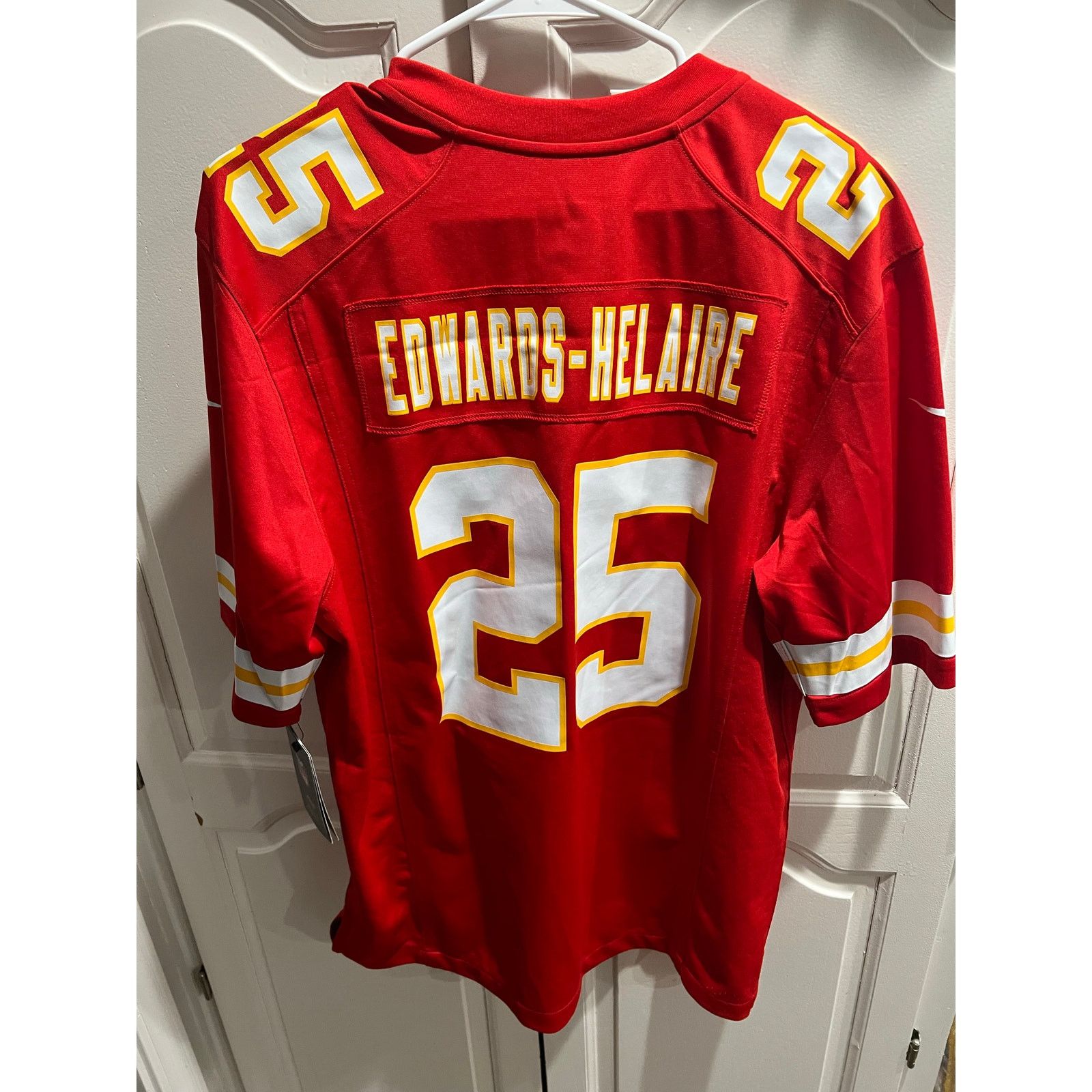 Nike Nike Clyde Edwards-Helaire #25 Chiefs Jersey Men’s M NWT Size US M / EU 48-50 / 2 - 7 Thumbnail