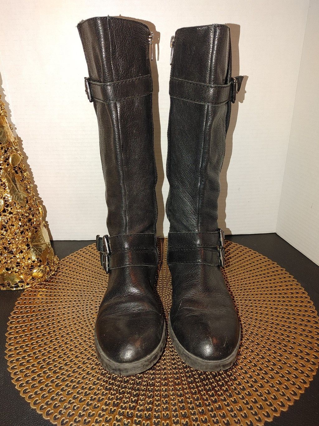 Other Enzo Angiolini Moto Harness Leather Boots Size 6 Size US 6 / IT 36 - 4 Thumbnail