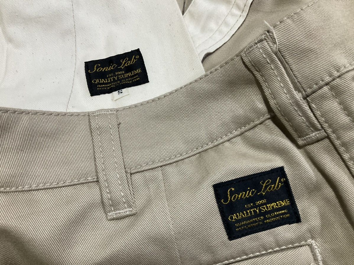 Nepenthes 🔥Rare Y2K Vintage Sonic Lab Wide Chino Pants Size US 32 / EU 48 - 9 Thumbnail