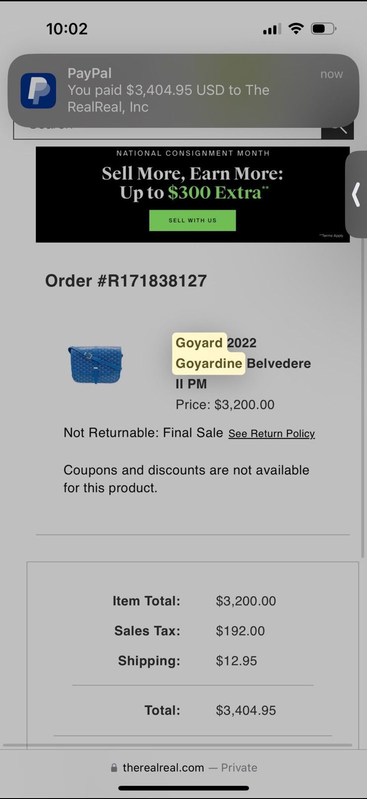 Goyard Goyardine Belvedere Bag Size ONE SIZE - 17 Thumbnail