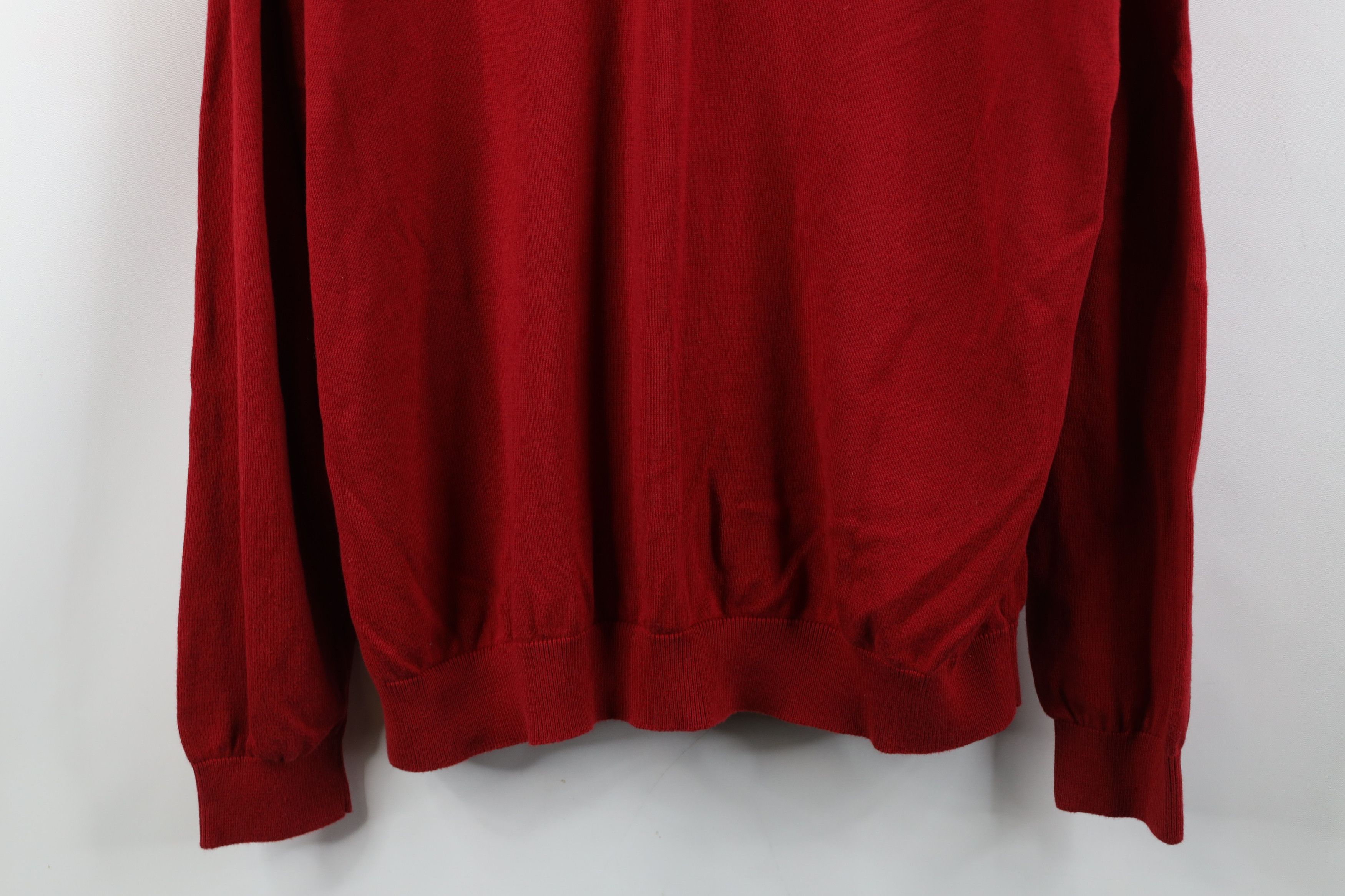 Vintage Vintage 90s Y2K Ohio State University Ribbed Sweater Red Size US XXL / EU 58 / 5 - 3 Thumbnail
