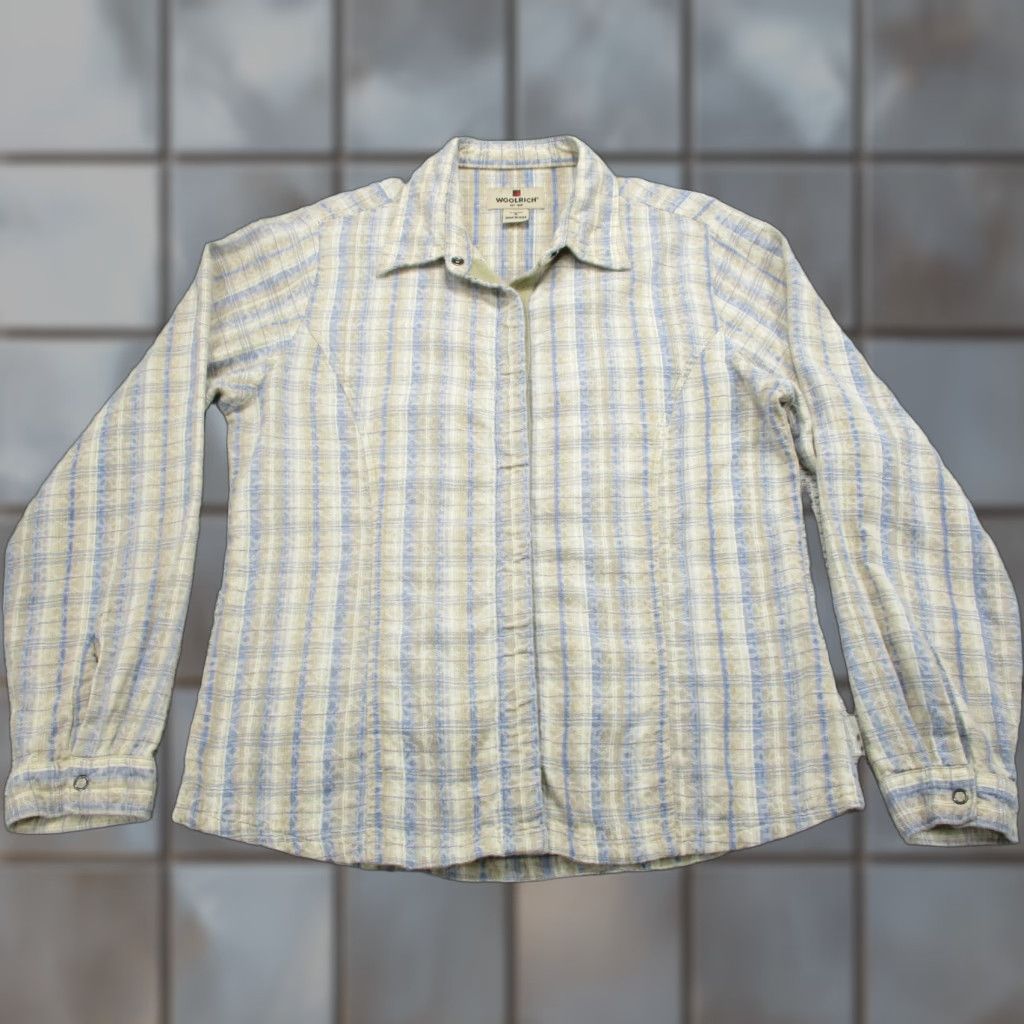 Vintage VINTAGE Woolrich Shirt Womens Small Long Sleeve Snap Front Plaid Casual Western Size S / US 4 / IT 40 - 1 Thumbnail