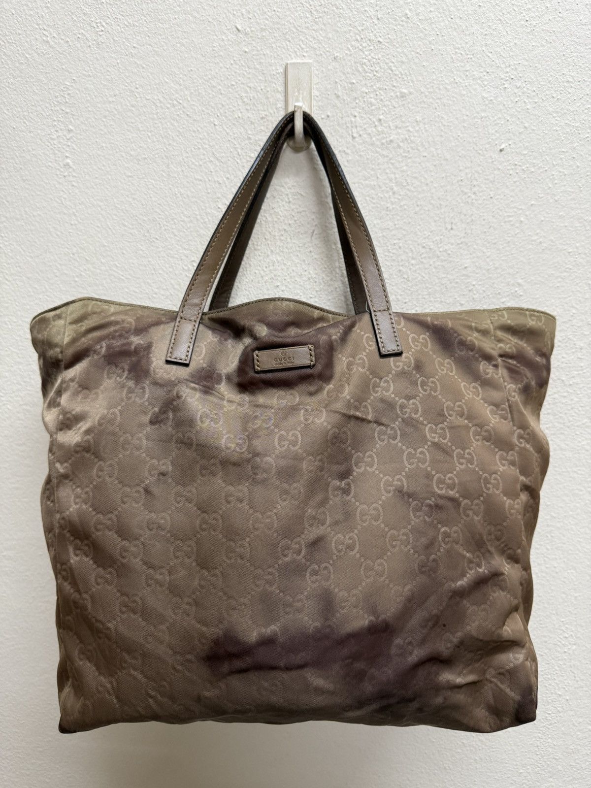 Gucci Gucci Monogram Nylon Tote Bag Size ONE SIZE - 17 Thumbnail