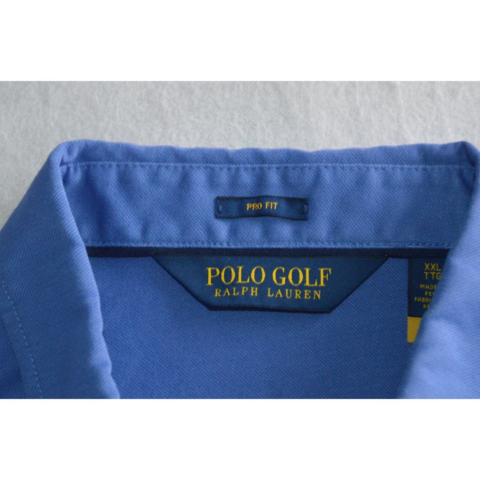 Polo Ralph Lauren Polo Ralph Lauren Polo Shirt Blue Cotton Blend Pro Fit XXL Golf Polo Shirt Men Size US XXL / EU 58 / 5 - 5 Thumbnail