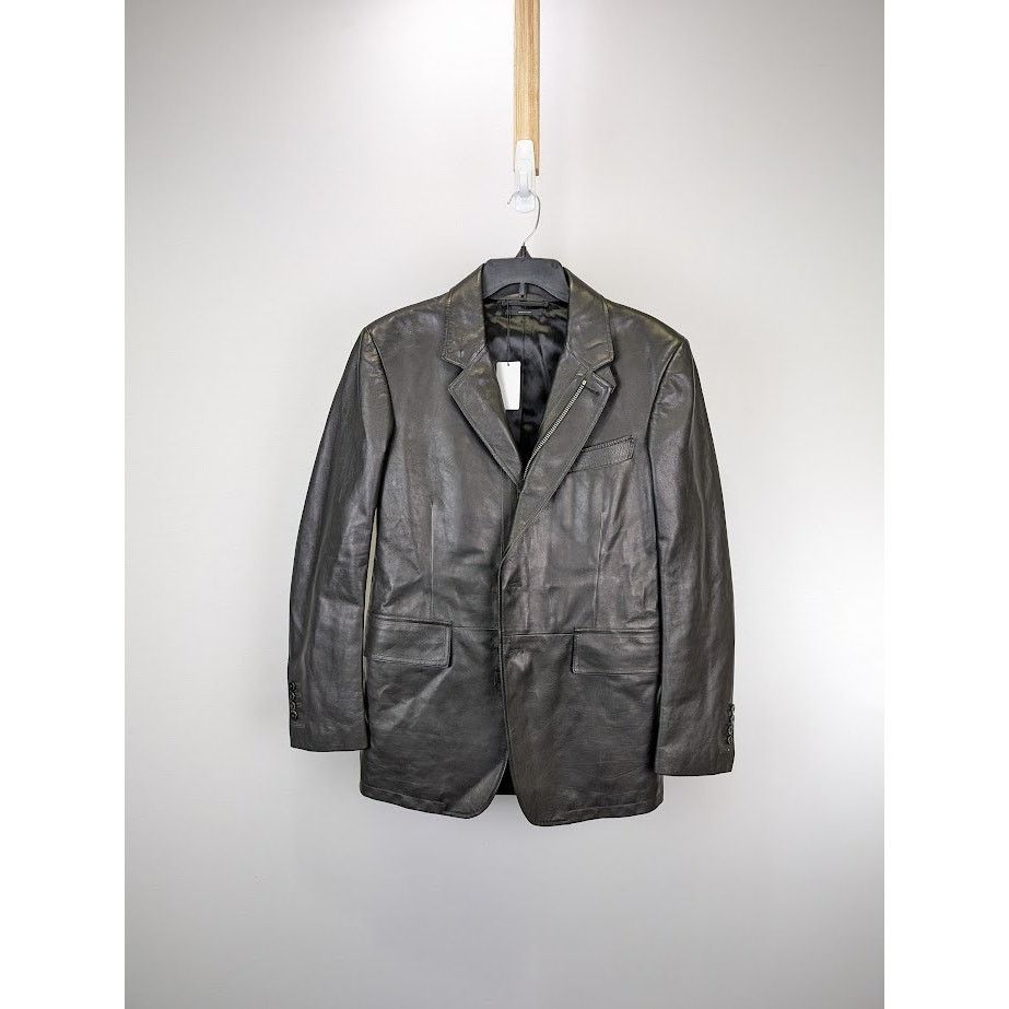 Tom Ford o1rshd1 Outwear Other Leather Jacket in Black Size US M / EU 48-50 / 2 - 1 Thumbnail
