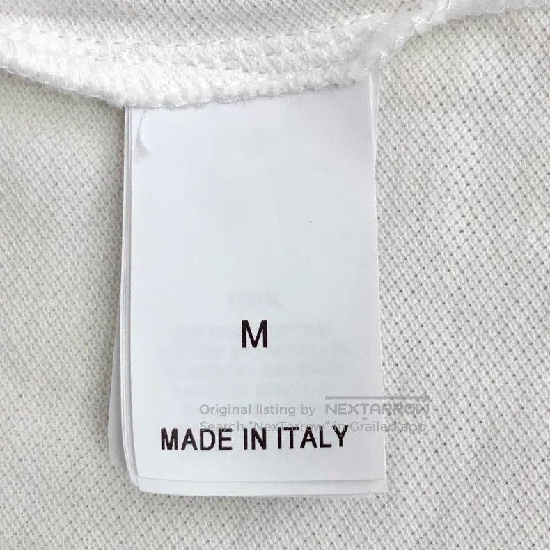 Brunello Cucinelli Brunello Cucinelli White Logo Embroidered Polo Neck Short Size M / US 6-8 / IT 42-44 - 7 Thumbnail