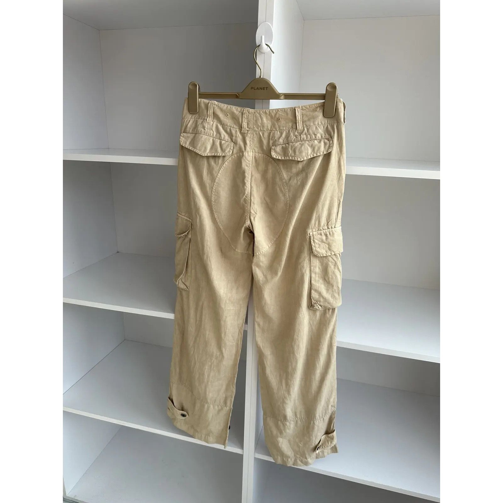 Polo Ralph Lauren VTG Polo Ralph Lauren Woman Linen Cargo Pants Size US 38 / EU 54 - 10 Thumbnail