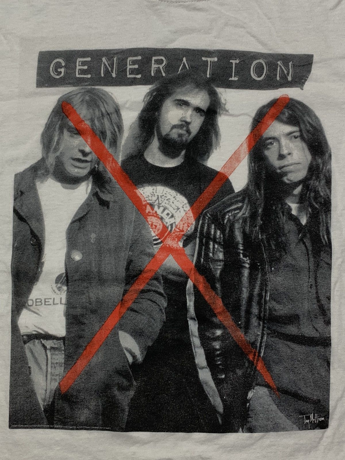 Band Tees × Vintage Vintage Y2K Nirvana trio band tee big logo style size L Size US L / EU 52-54 / 3 - 4 Thumbnail