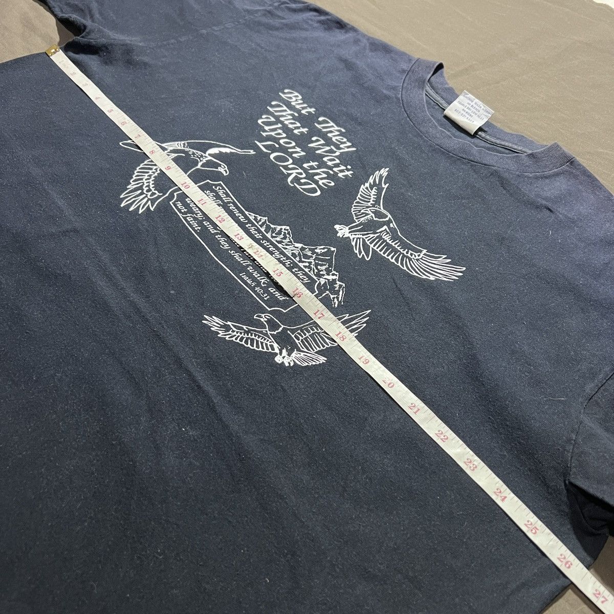Vintage Vintage 90s God Jesus Bible Holy Tee 2XL graphic streetwear Size US XXL / EU 58 / 5 - 7 Thumbnail